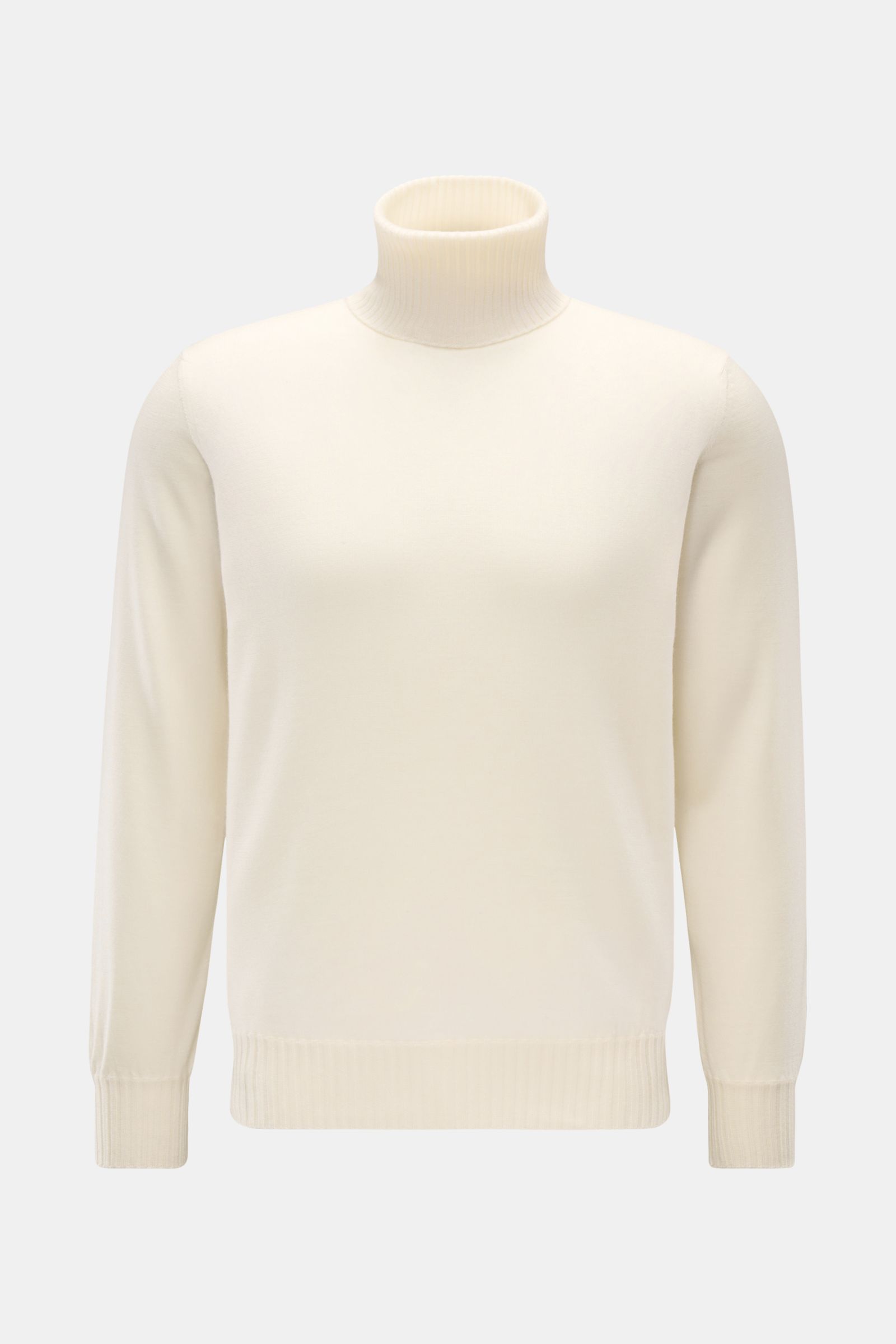 FIORONI cashmere turtleneck jumper cream BRAUN Hamburg