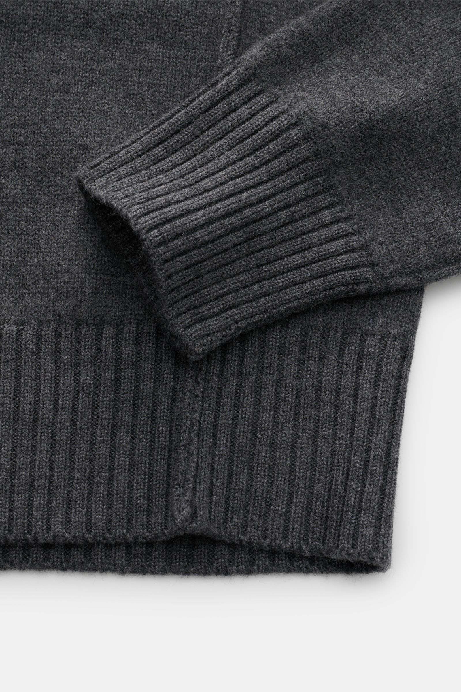 AMI PARIS turtleneck jumper dark grey | BRAUN Hamburg