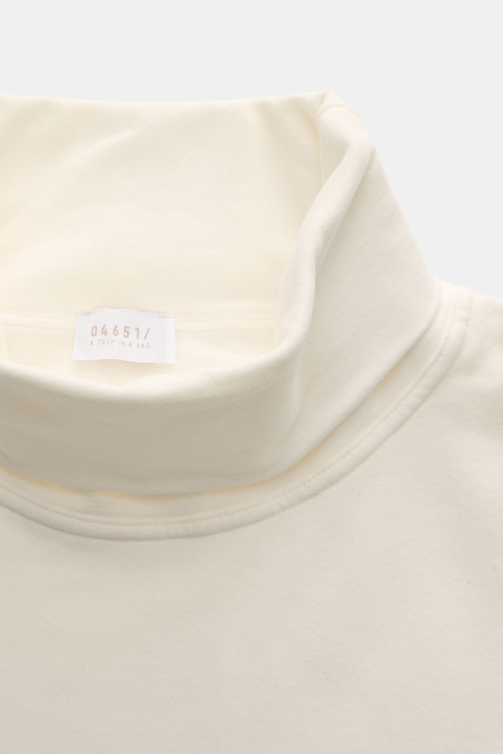 04651/ A trip in a bag Rollkragenpullover 'If Turtle' offwhite