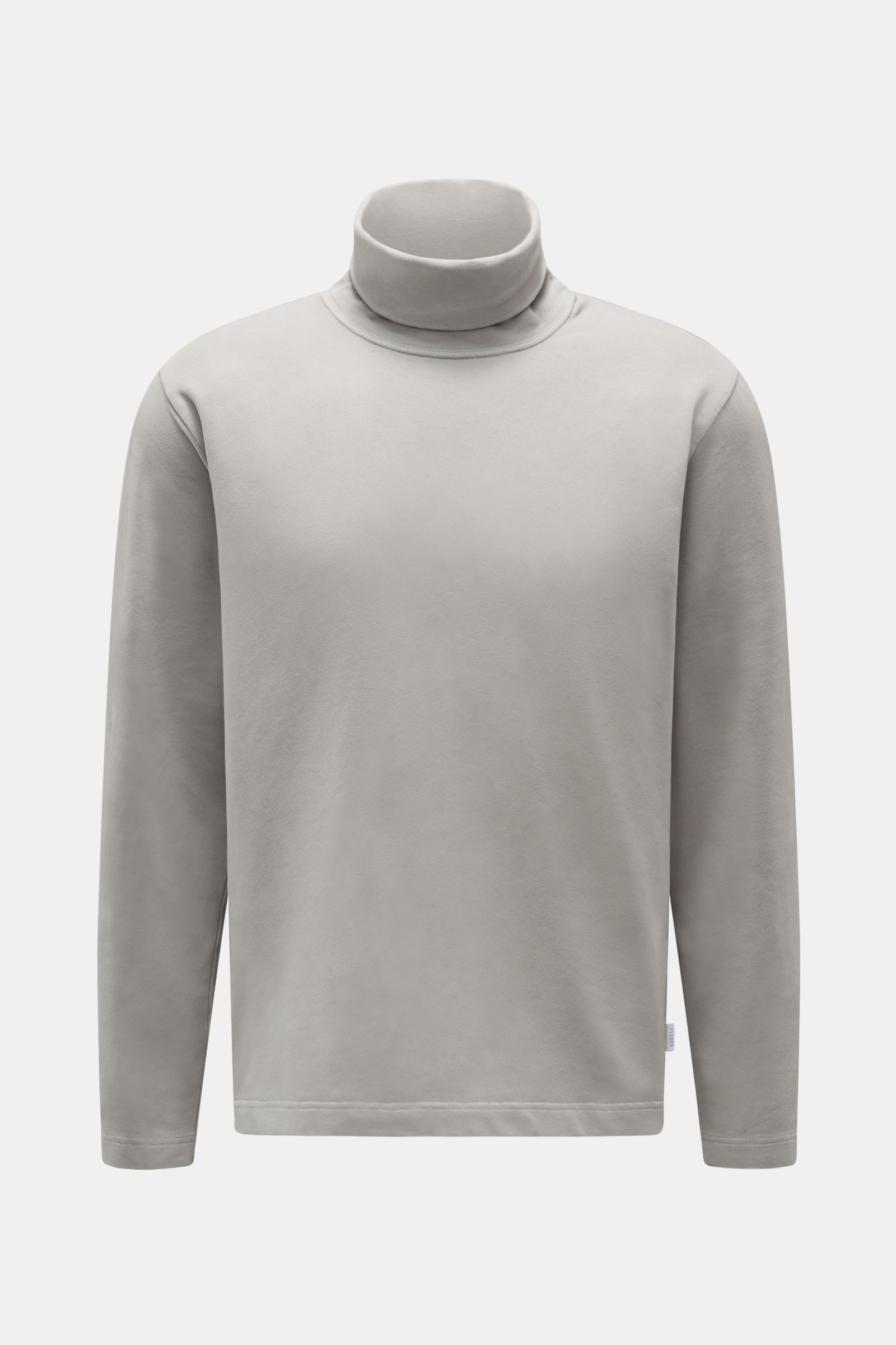 Front view of the 04651/ A trip in a bag Rollkragenpullover 'If Turtle' navy, a timeless autumn basic with a soft cotton-microfiber blend, regular fit, snug turtleneck, and side seam label. Zeitloses Herbst-Basic: Mit seinen vielseitigen Kombinationsmö