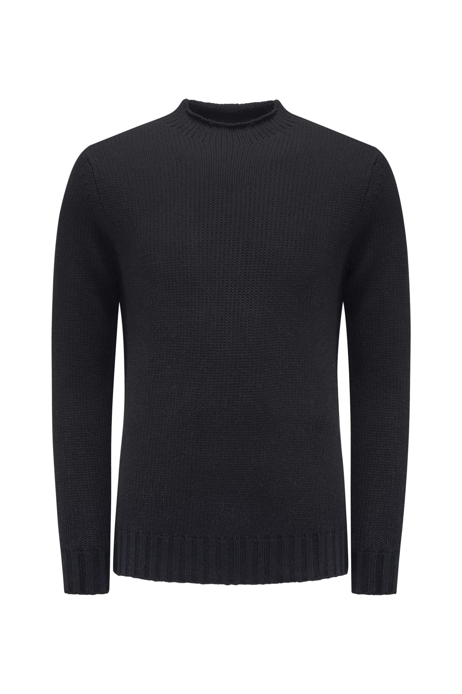 Cashmere Turtleneck-Pullover schwarz