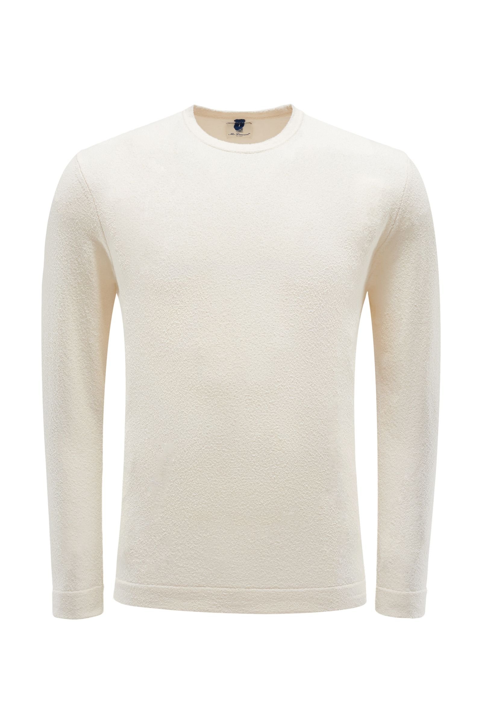 Frottee R-Neck Pullover 'Bertrand' creme