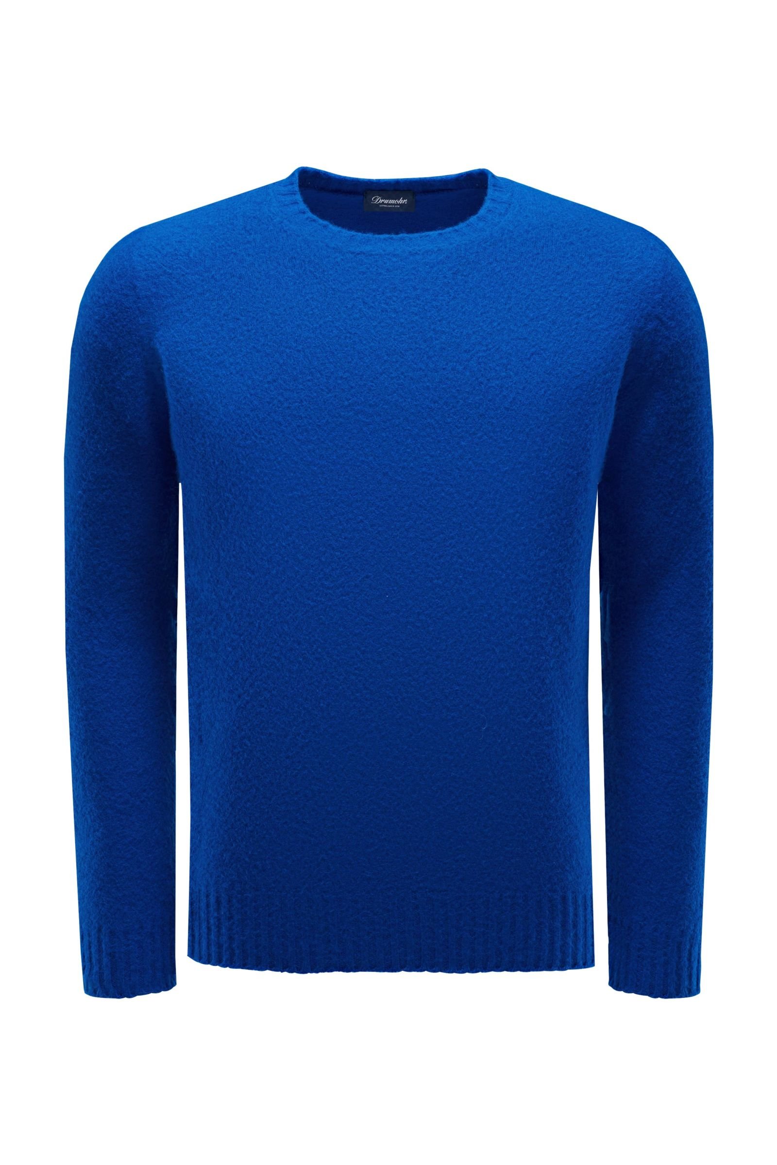R-Neck Pullover blau