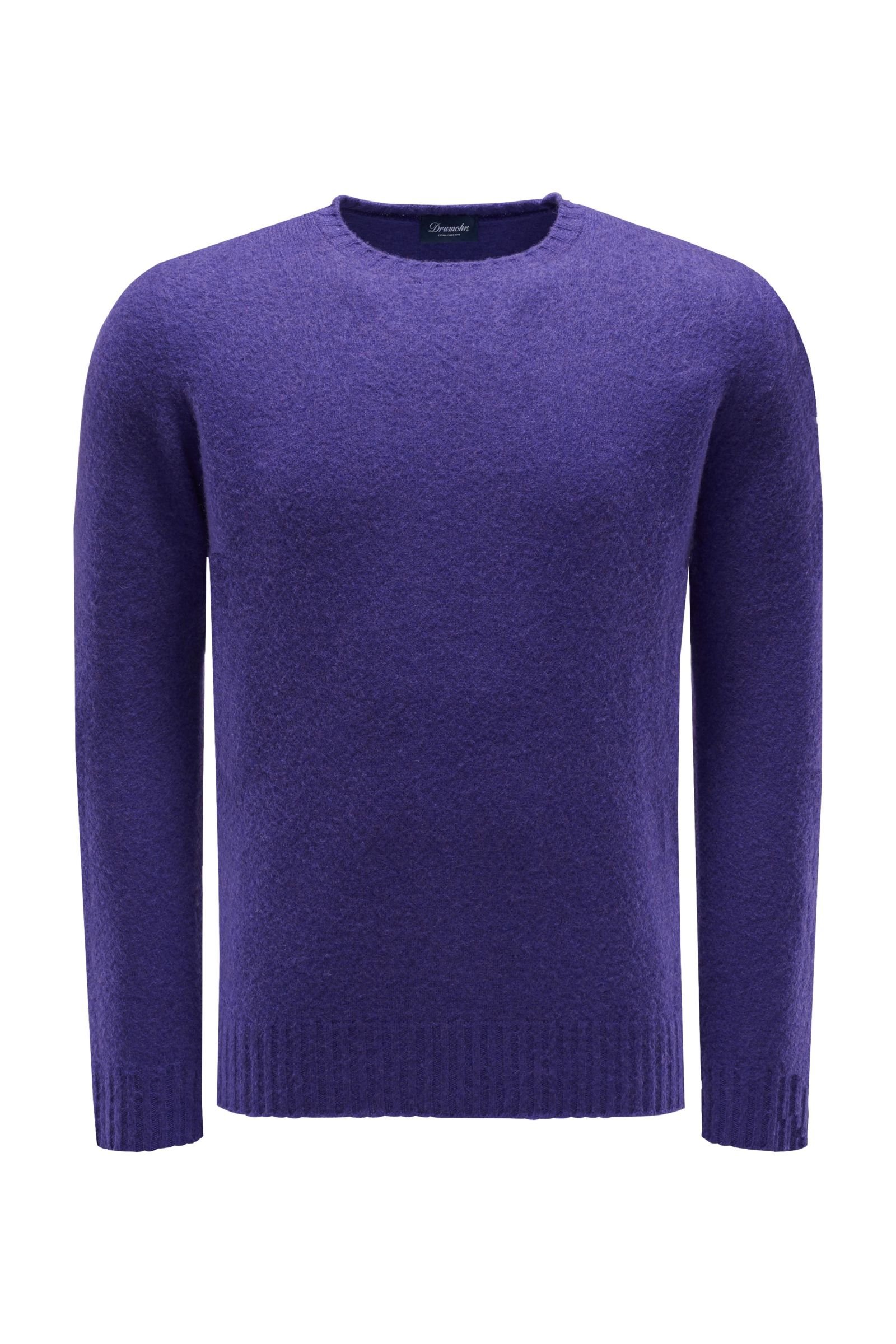 R-Neck Pullover violett