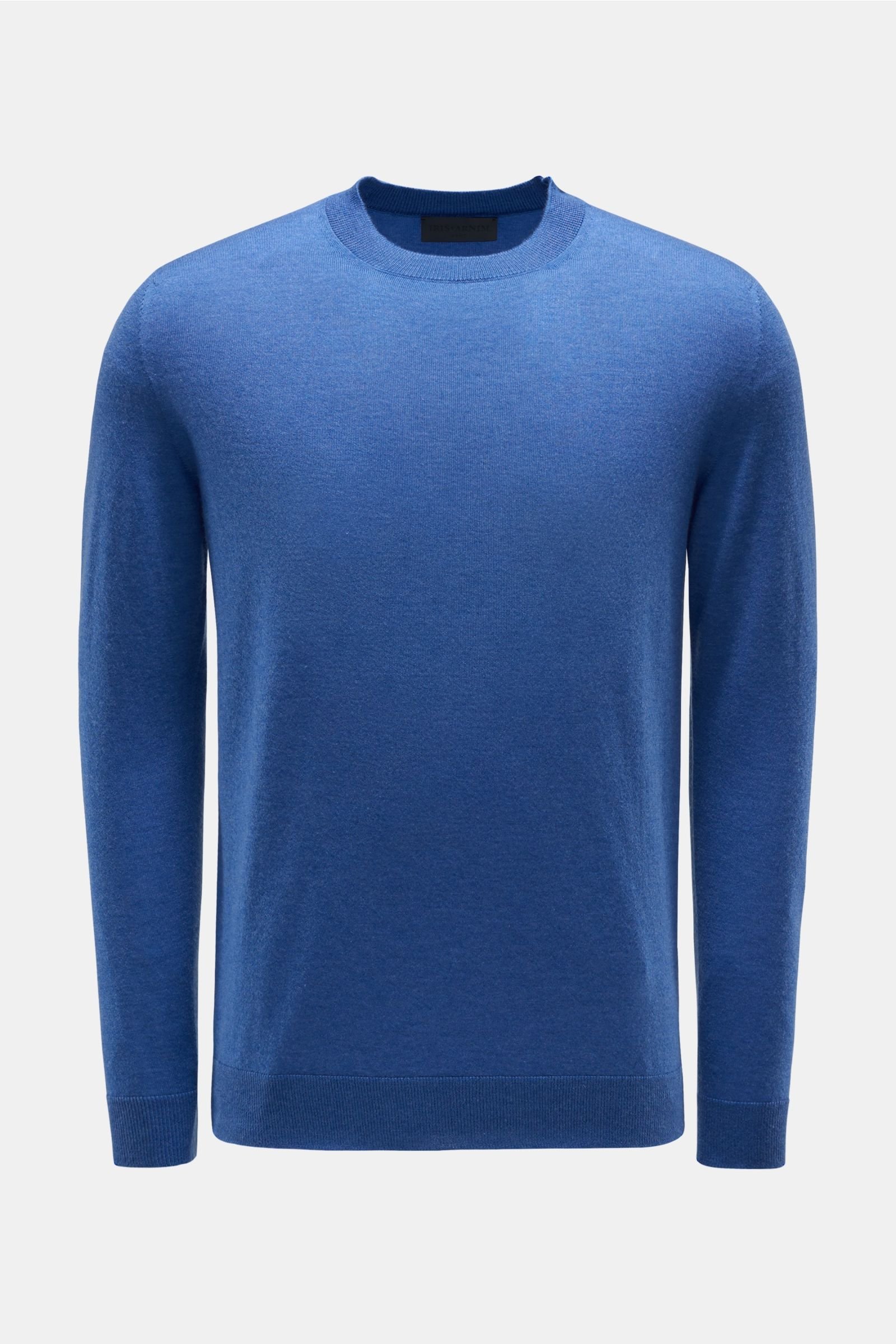 Cashmere fine knit jumper 'Parkerus' smoky blue