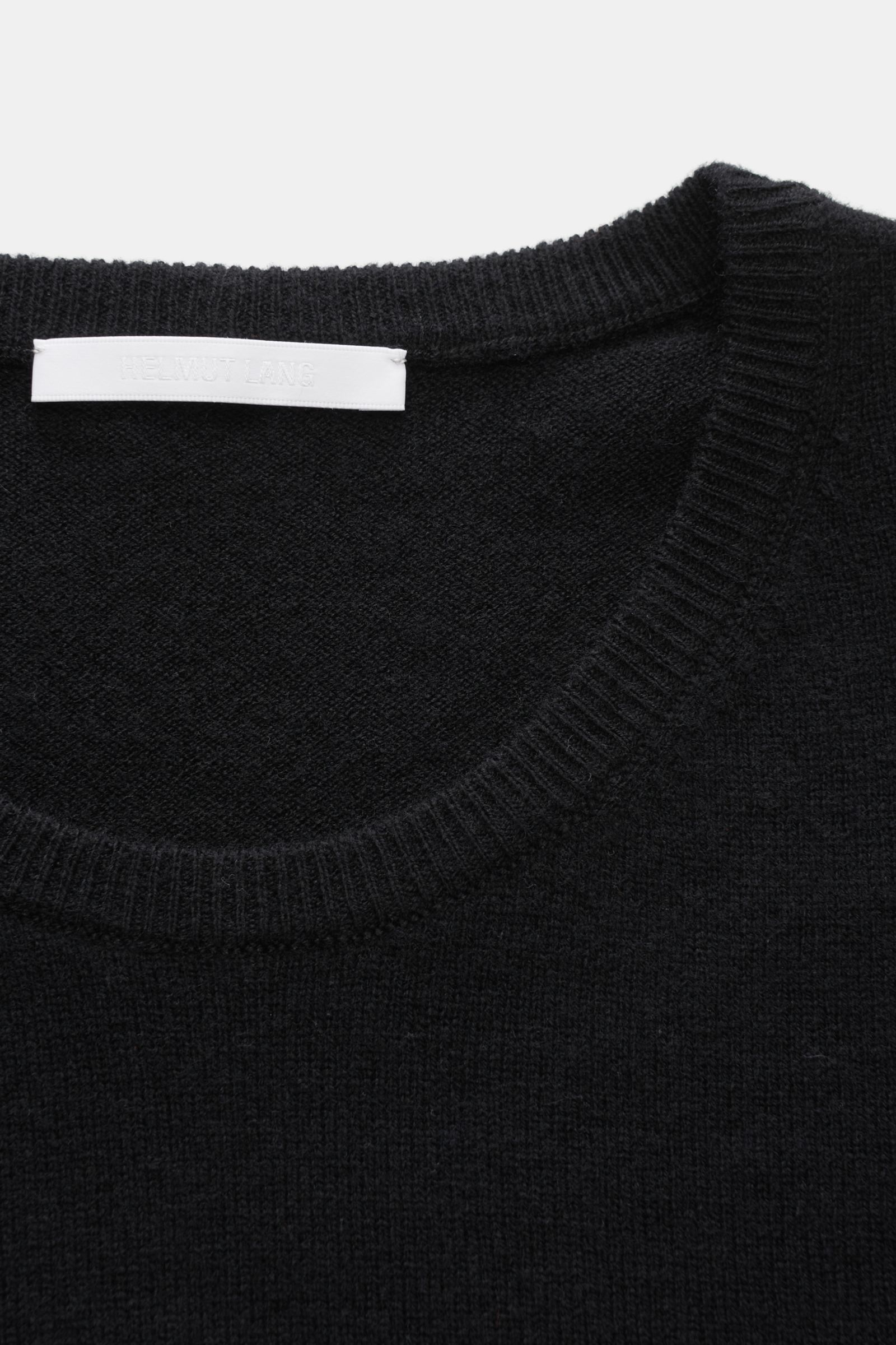 Helmut Lang Rundhalspullover schwarz