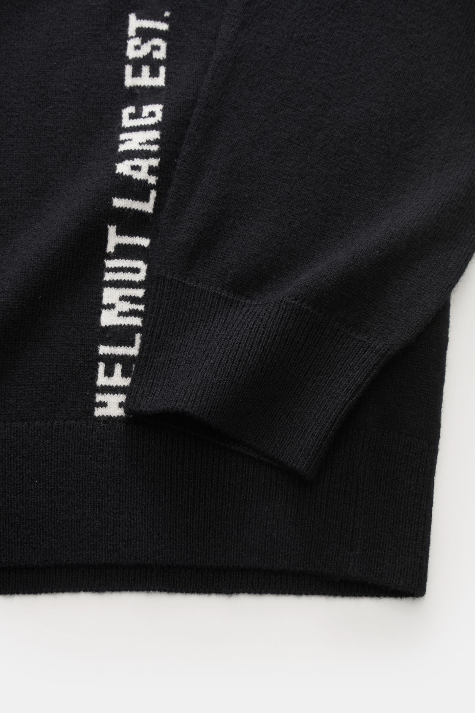 Helmut Lang Rundhalspullover schwarz