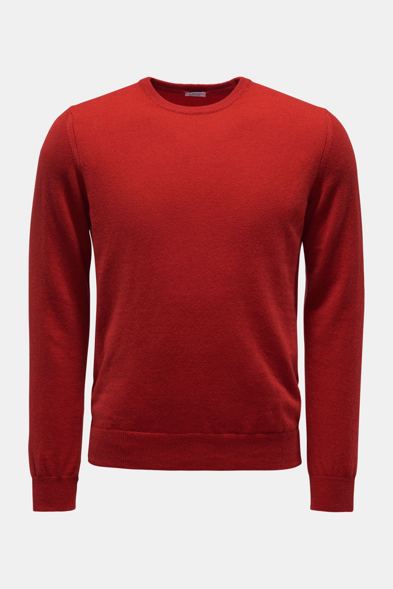 von Braun Cashmere crew neck jumper red