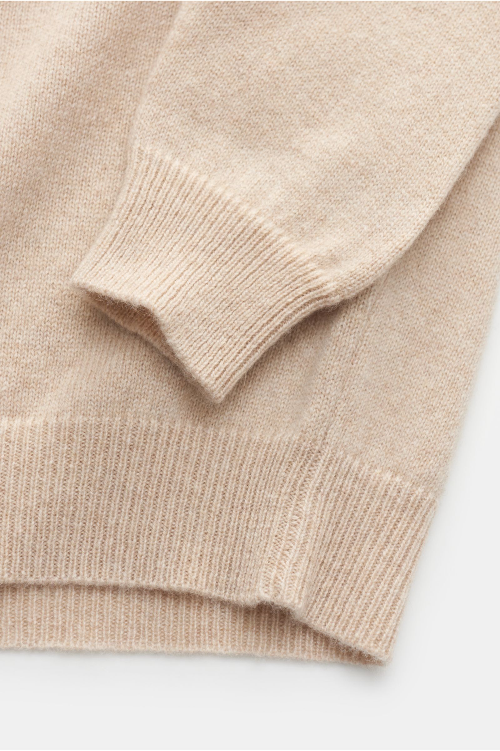 von Braun Kinder Cashmere Rundhalspullover beige