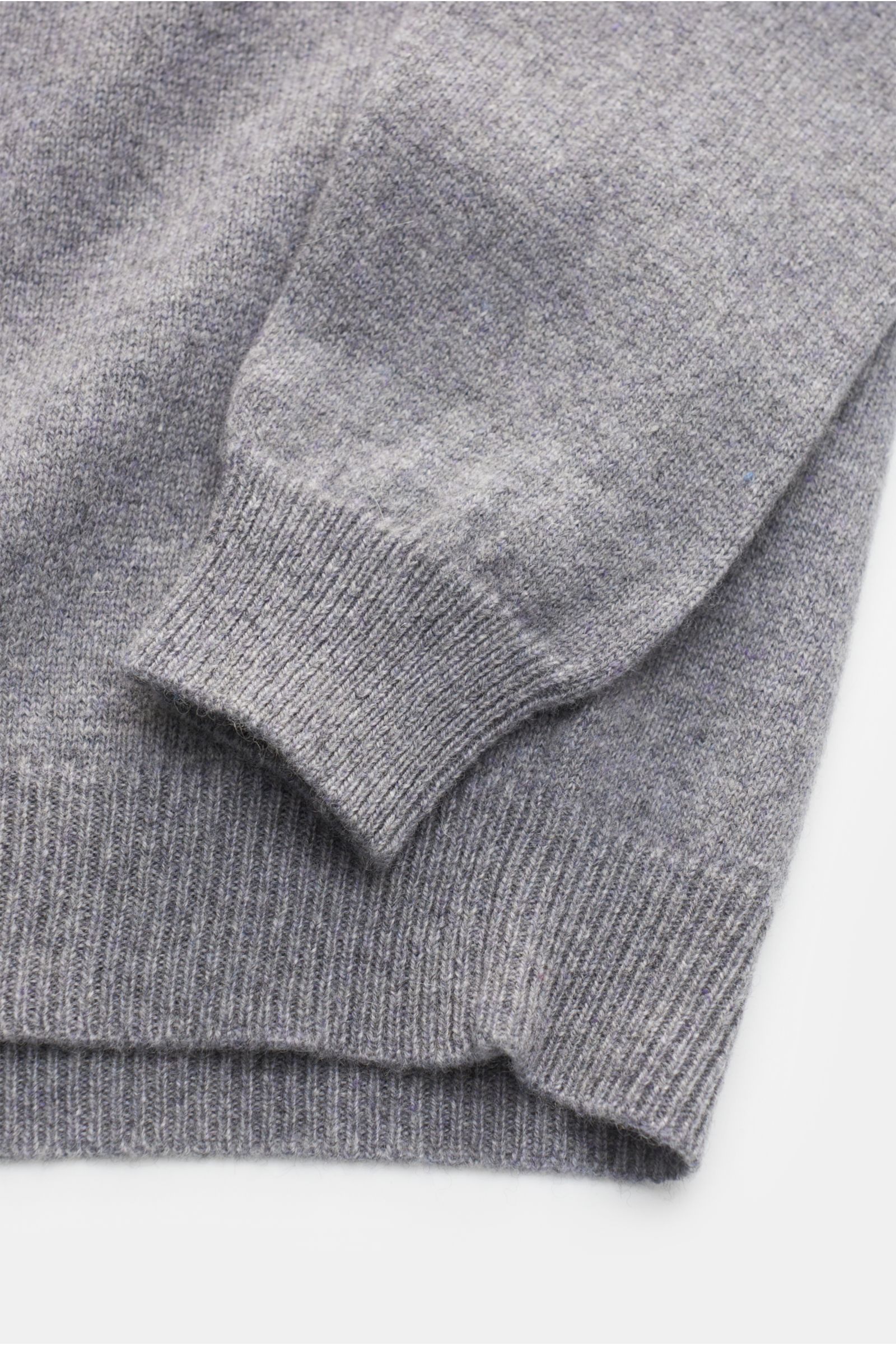 von Braun Kids’ cashmere crew neck jumper grey