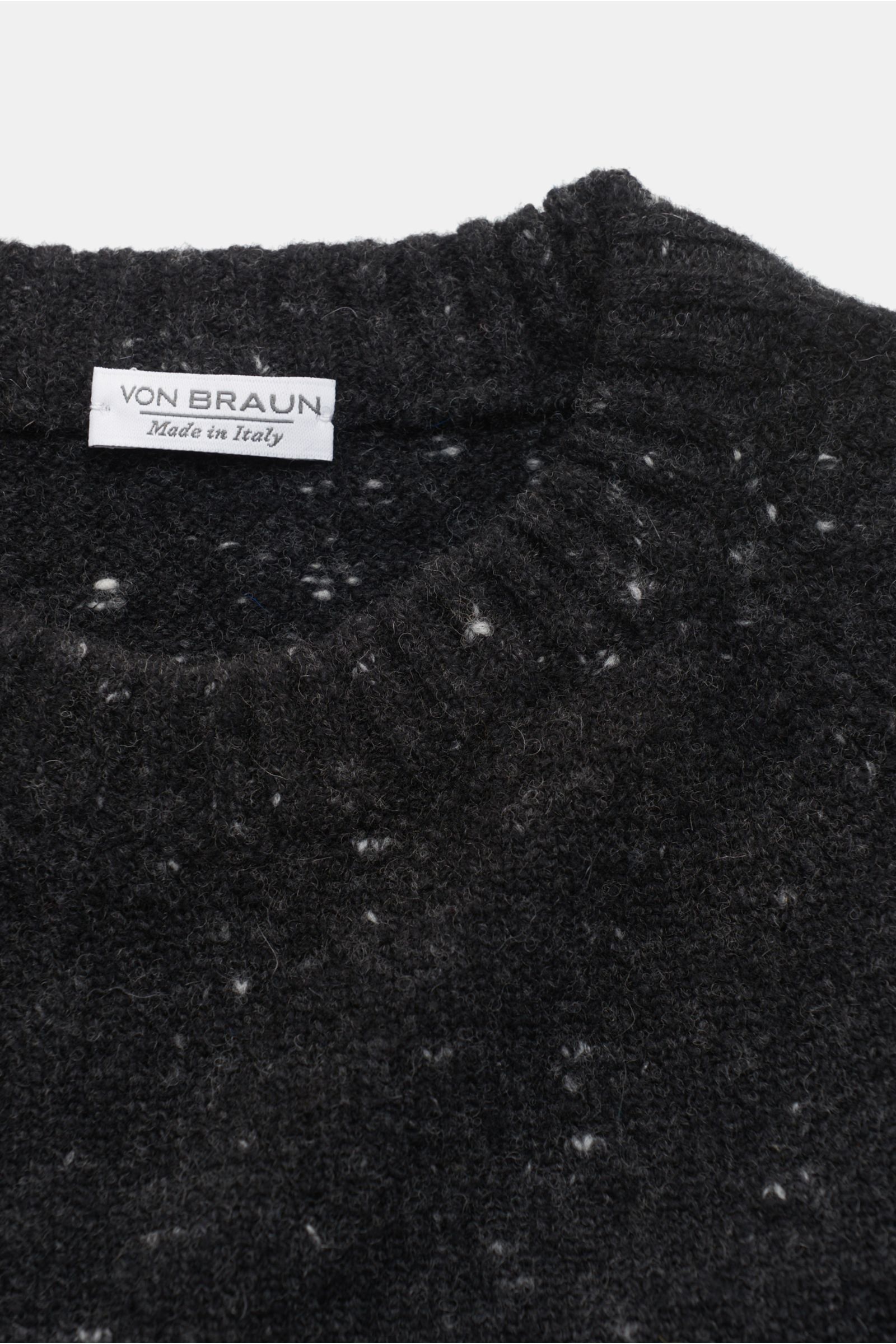 von Braun Kinder Rundhalspullover anthrazit