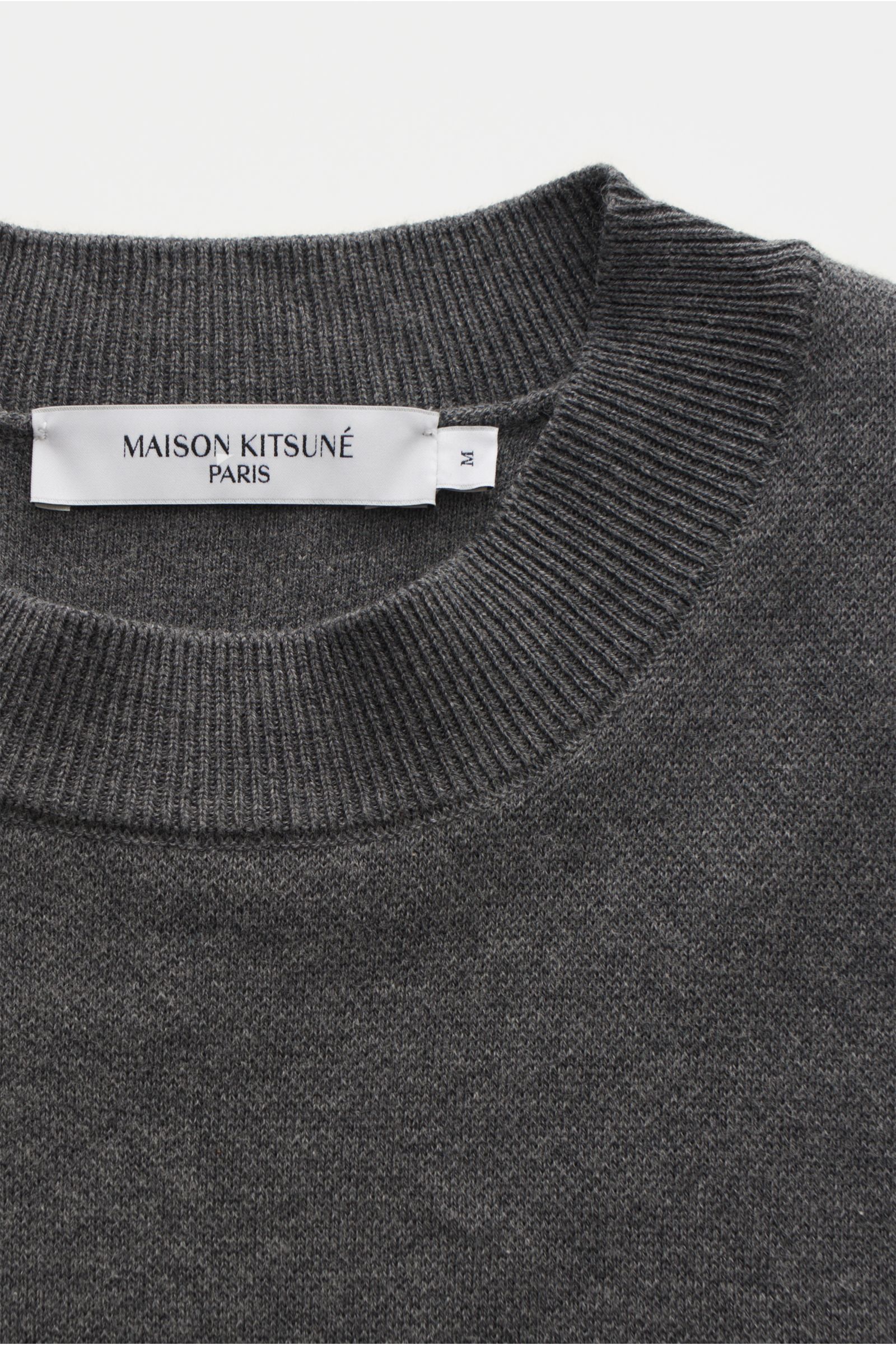 Maison Kitsuné Crew neck jumper grey