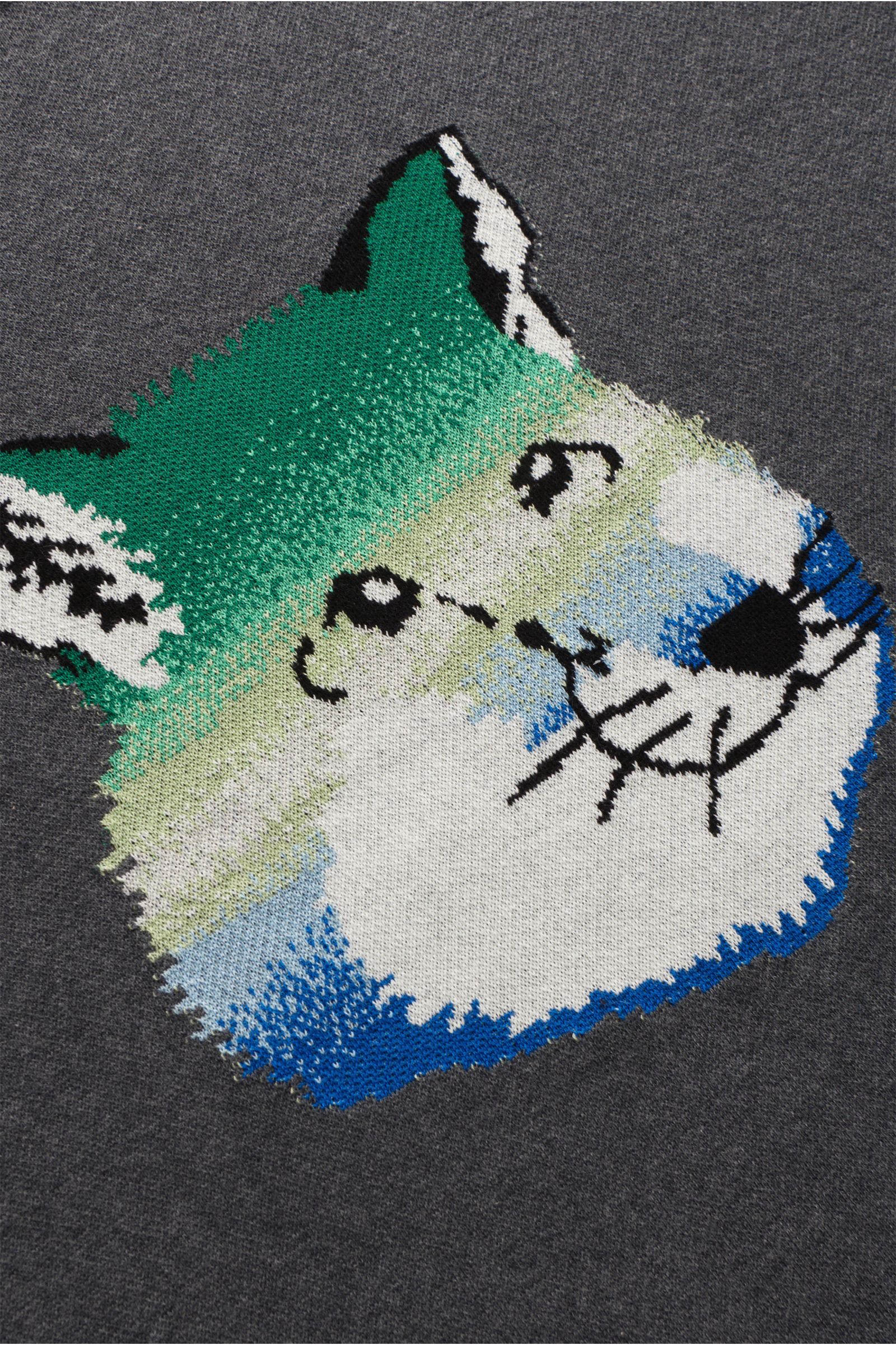 Maison Kitsuné Crew neck jumper grey