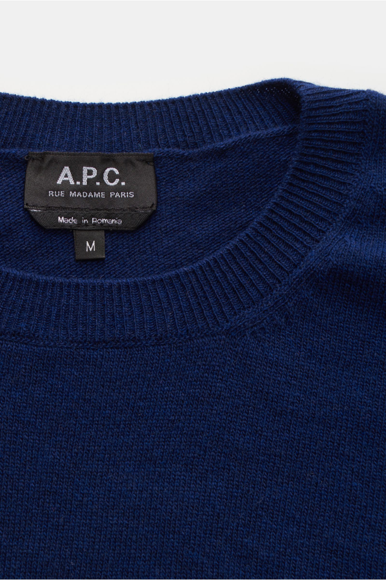 A.P.C. Rundhalspullover 'Ismael' navy/weiß gestreift A.P.C. Rundhalspullover 'Ismael' navy/weiß gestreift