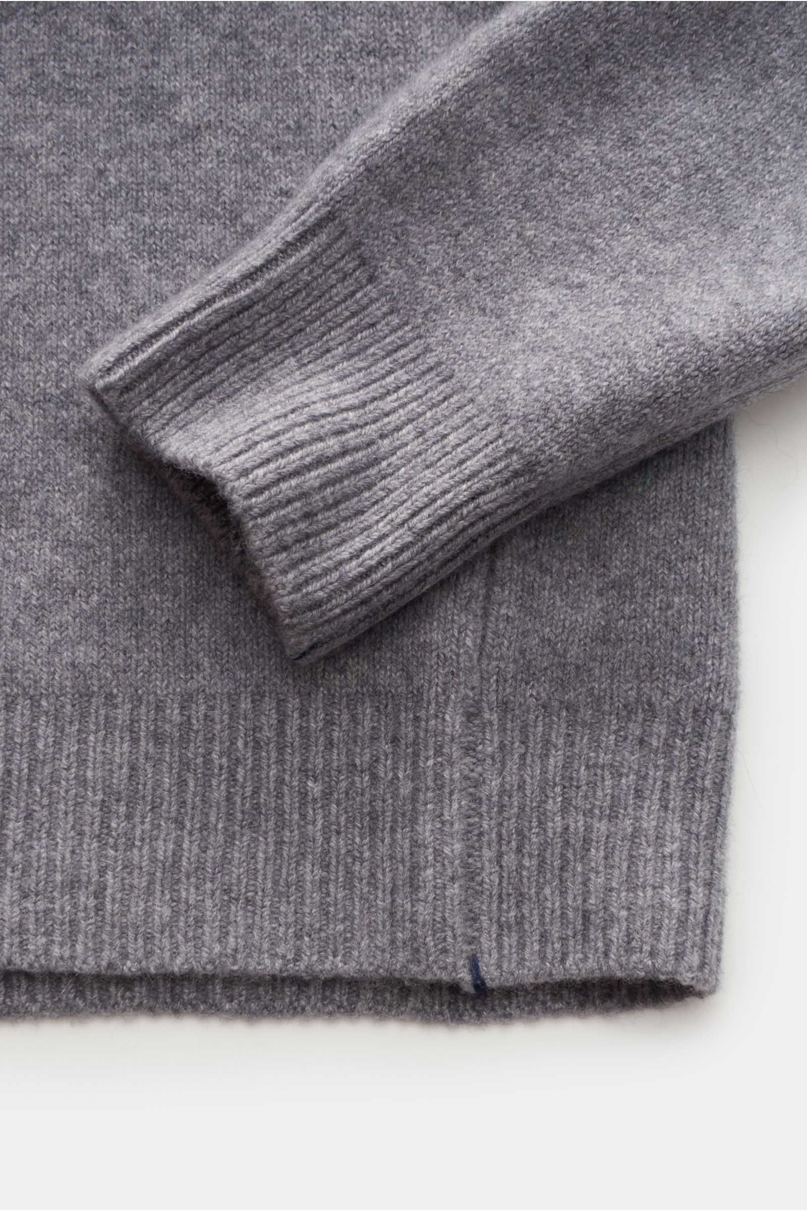 Lamano Artisans Cashmere Rundhalspullover grau Lamano Artisans Cashmere Rundhalspullover grau