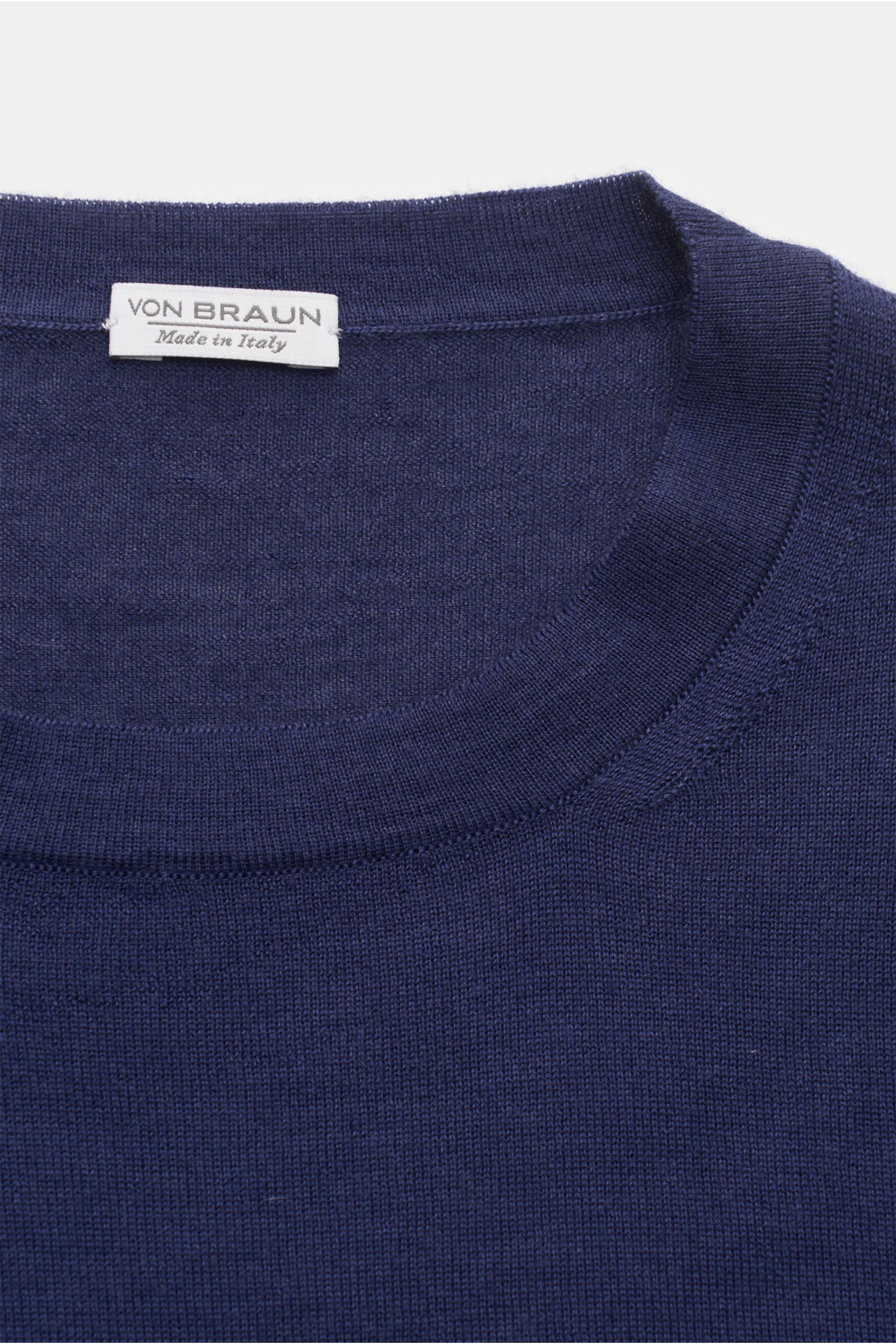 von Braun Feinstrick-Rundhalspullover navy von Braun Feinstrick-Rundhalspullover navy