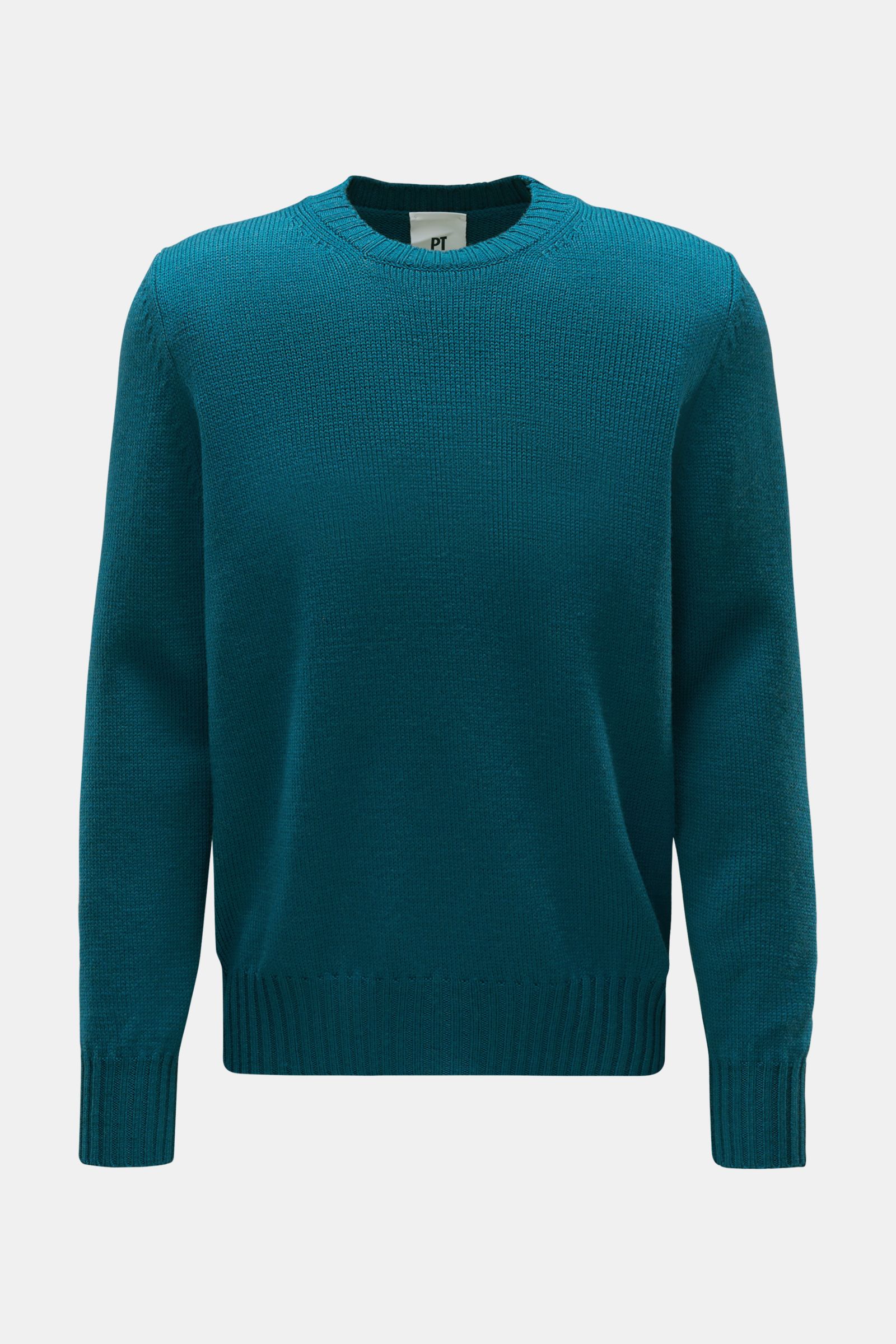 PT Torino Rundhalspullover petrol