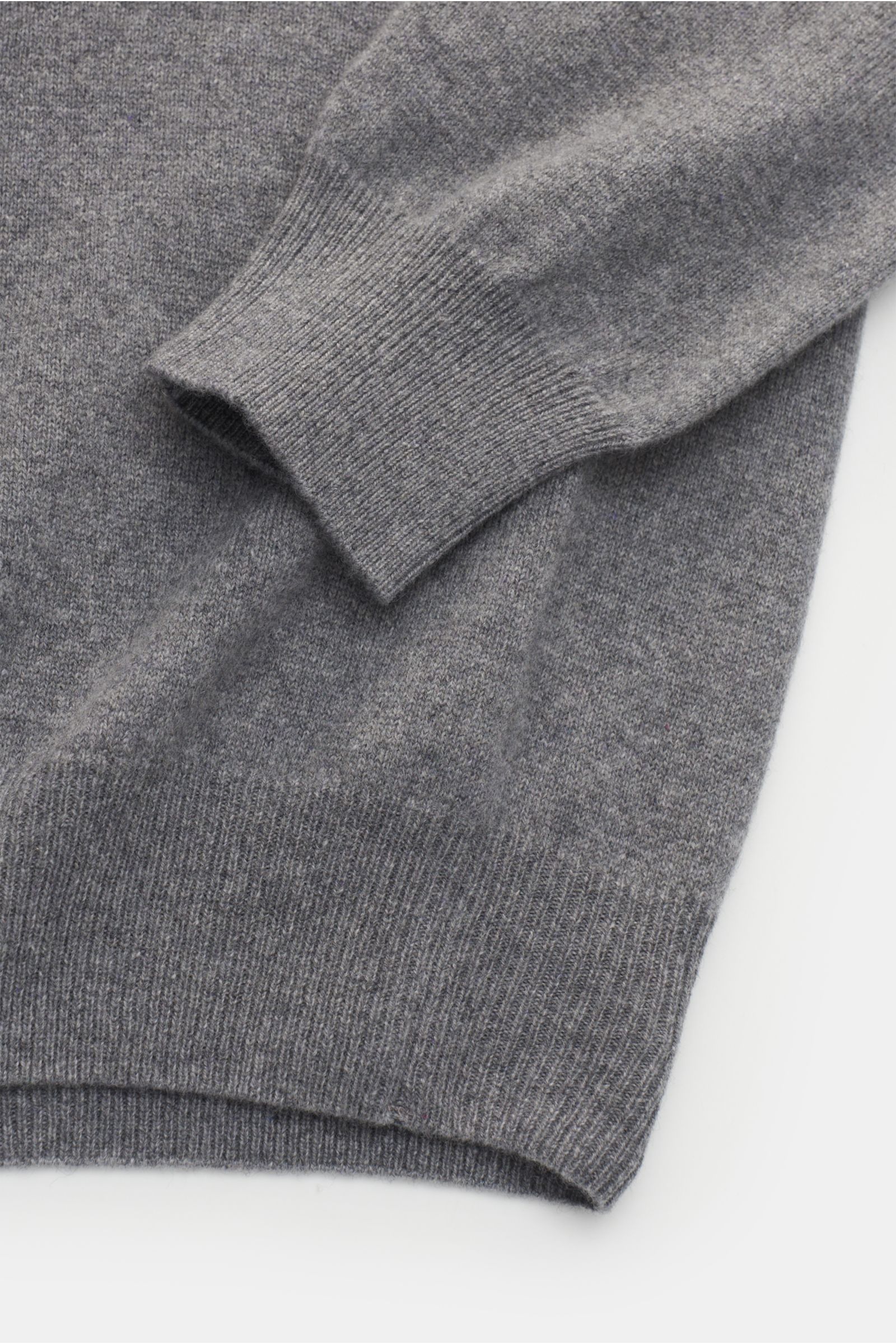 von Braun Cashmere crew neck jumper grey