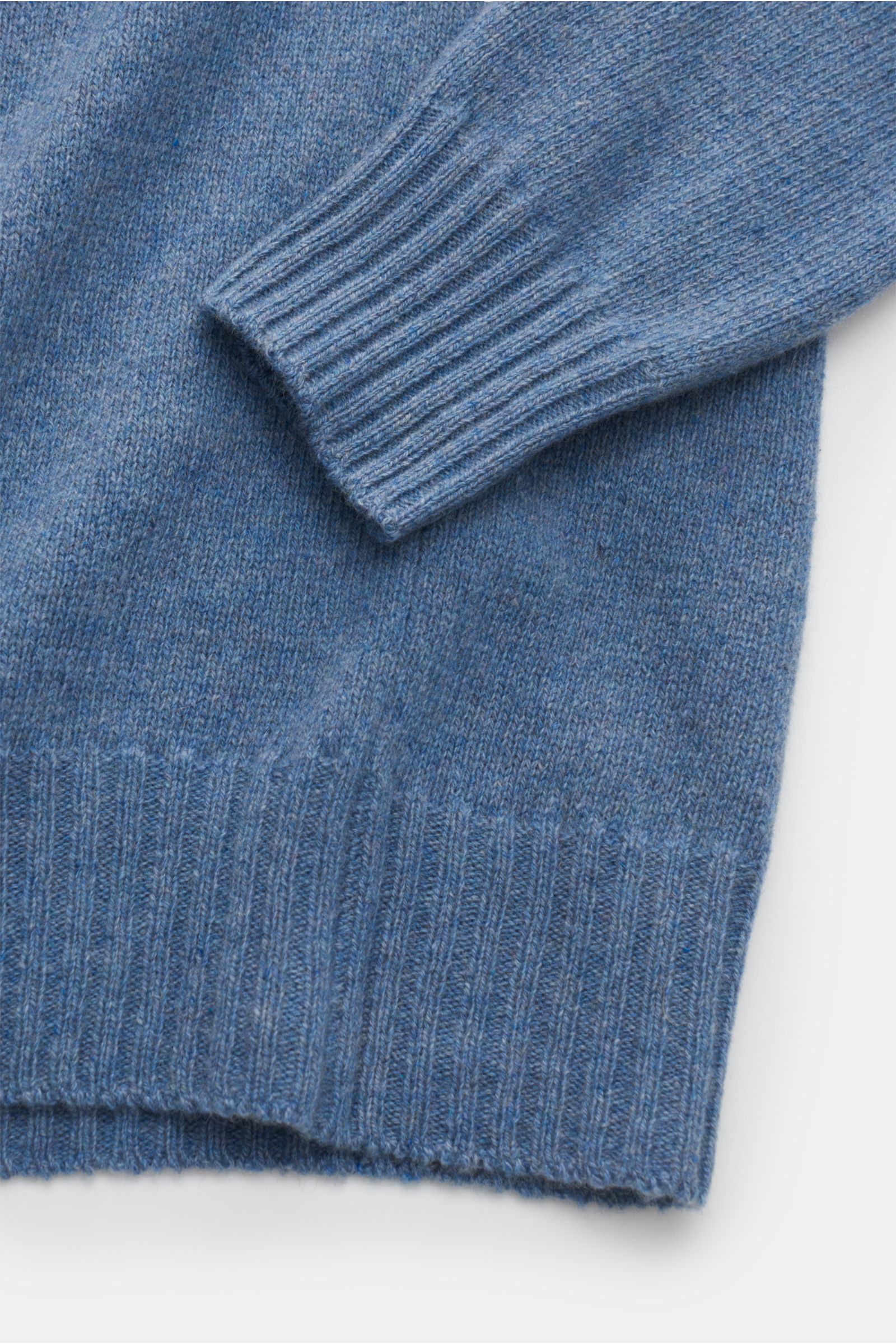 von Braun Cashmere Rundhalspullover rauchblau