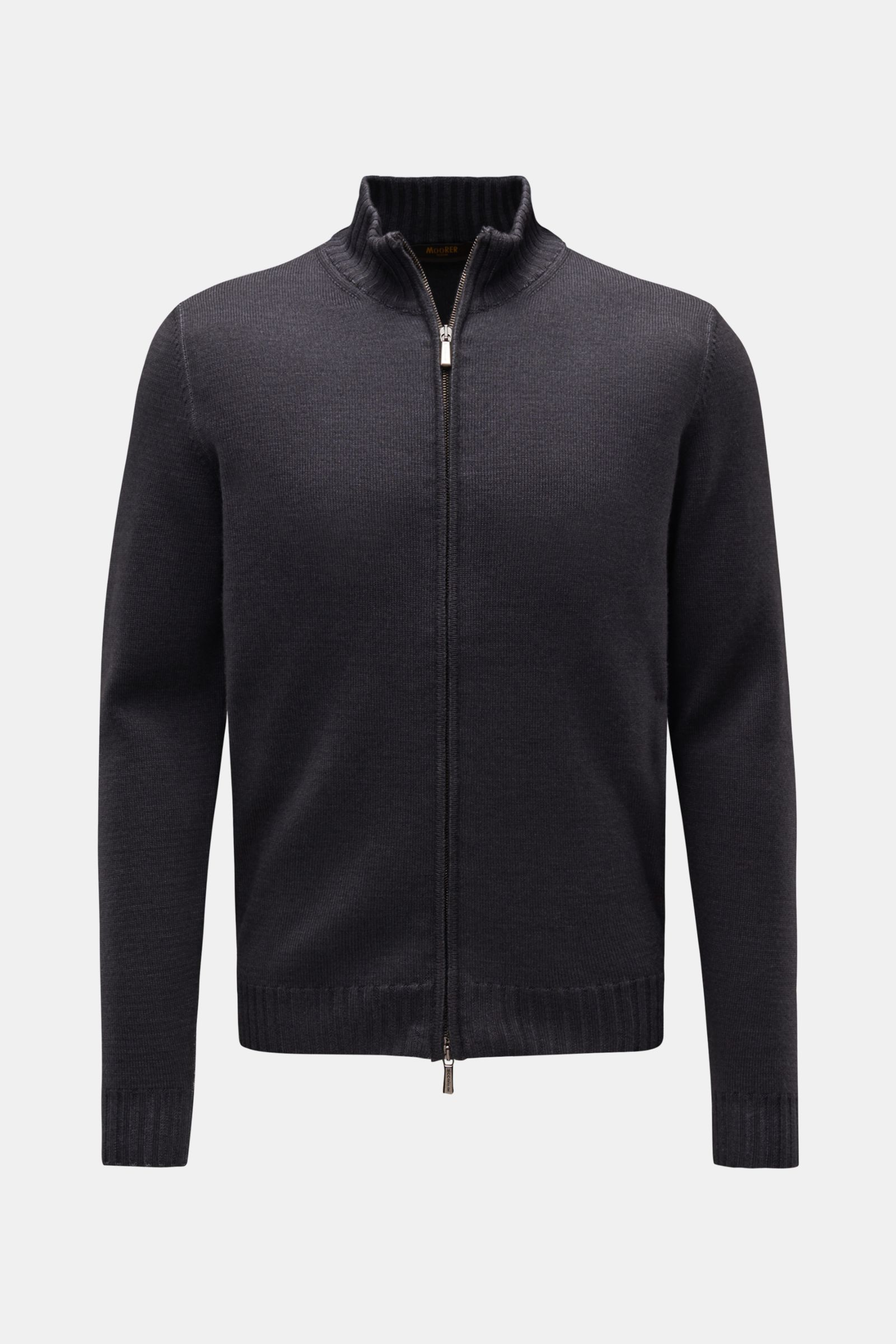 Moorer Merino cardigan 'Urbino' dark grey