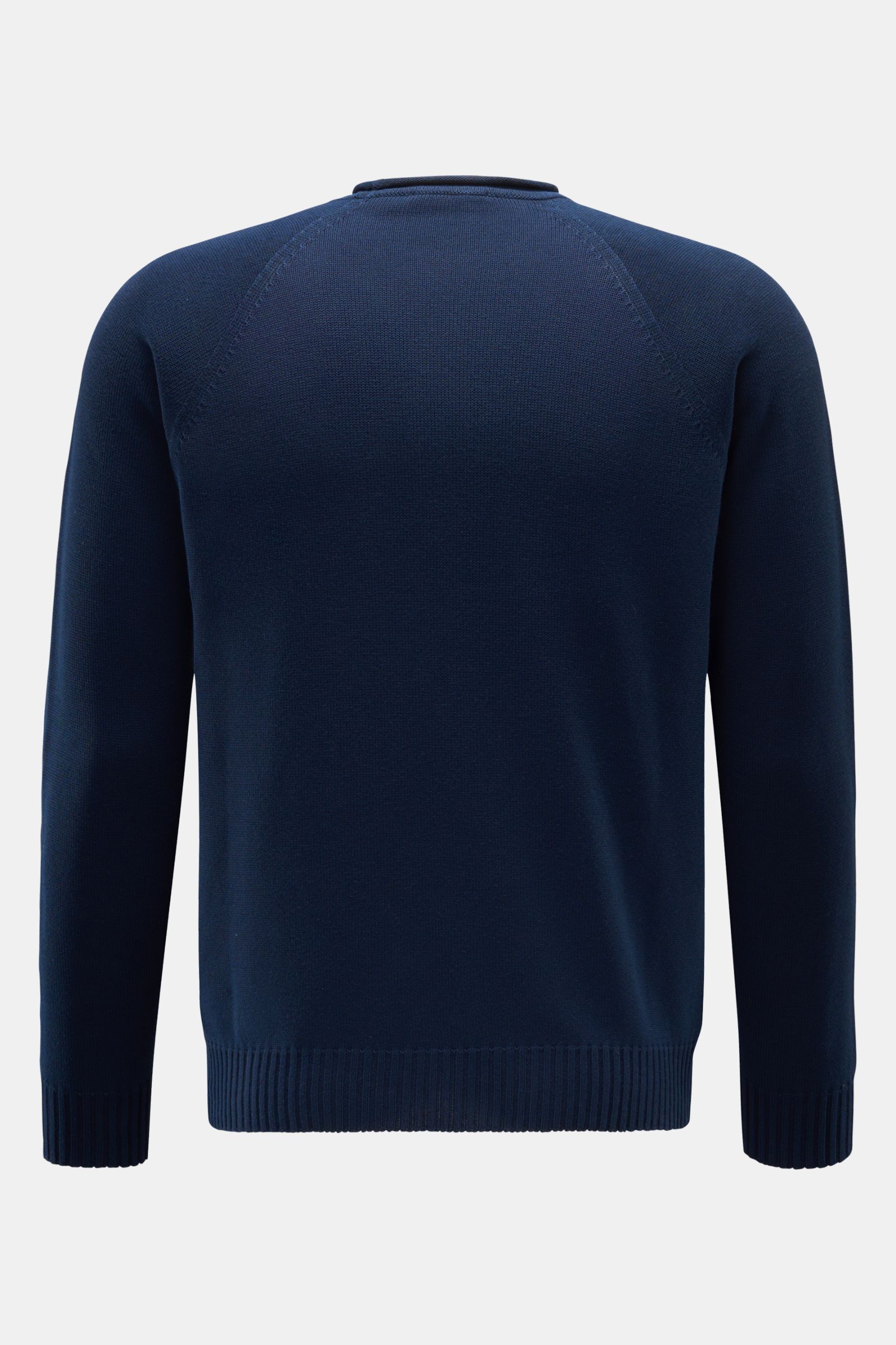 04651/ A trip in a bag Crew neck jumper 'Cotton Crew' navy