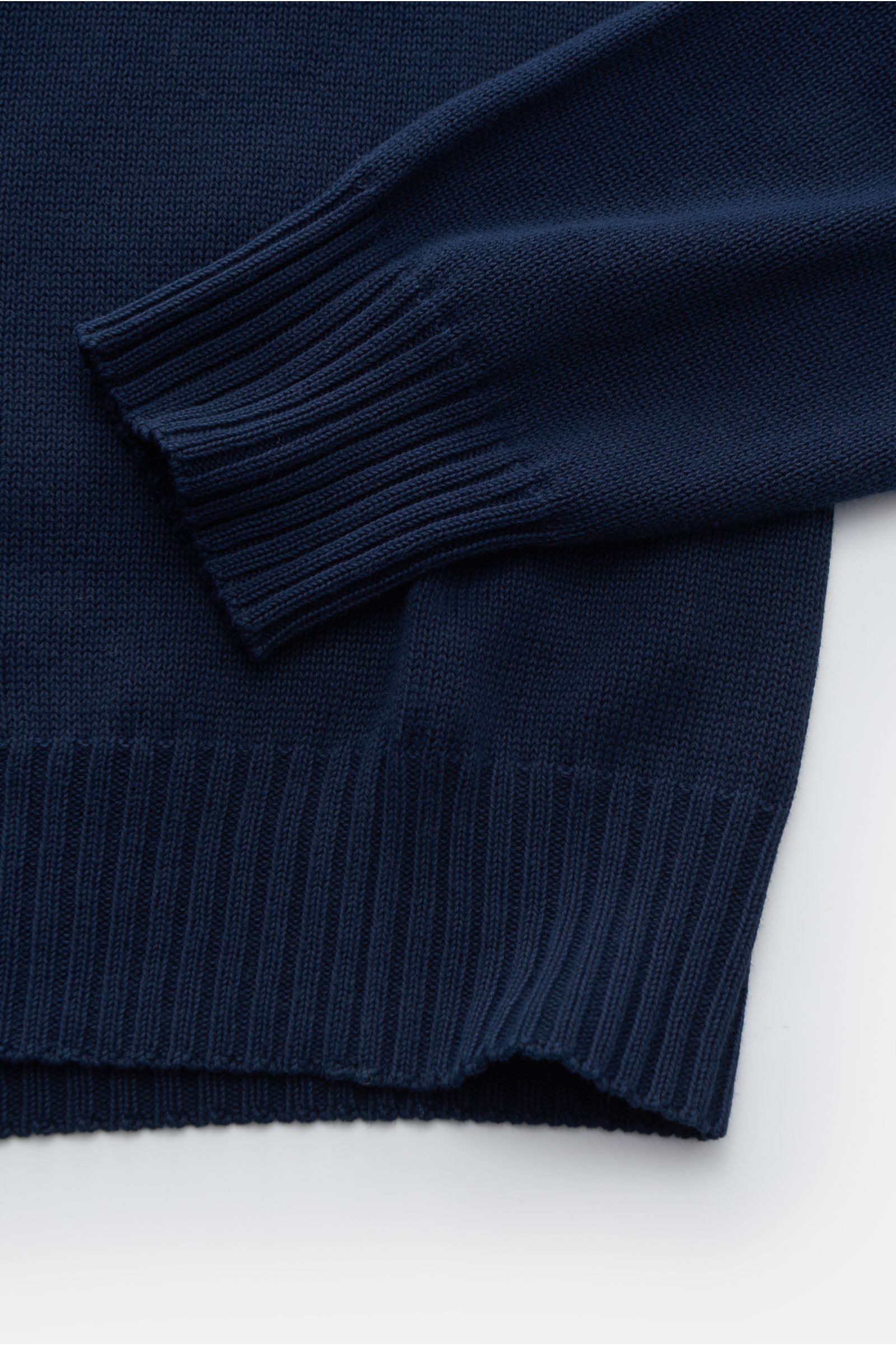 04651/ A trip in a bag Crew neck jumper 'Cotton Crew' navy