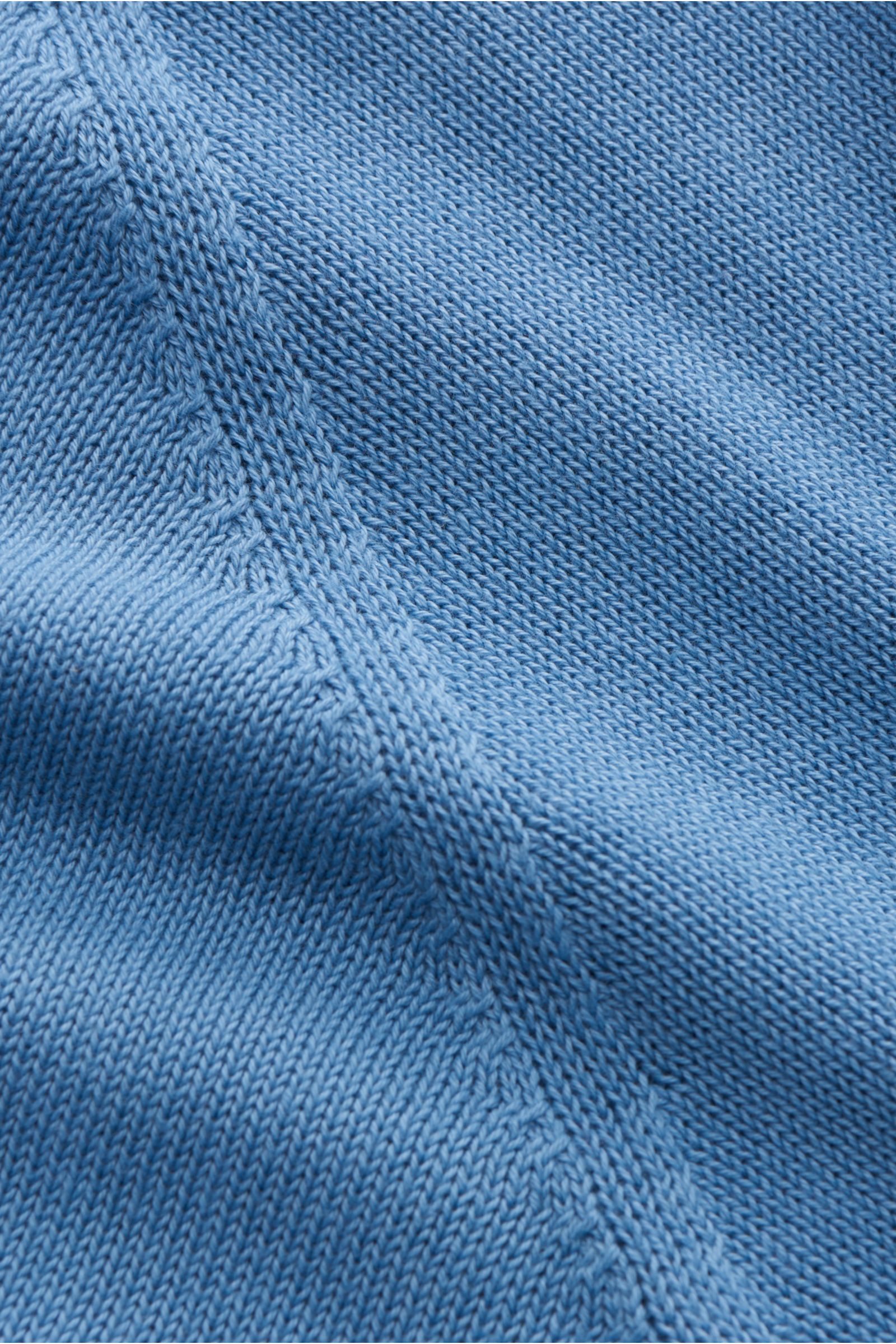 04651/ A trip in a bag Rundhals-Pullover 'Cotton Crew' rauchblau