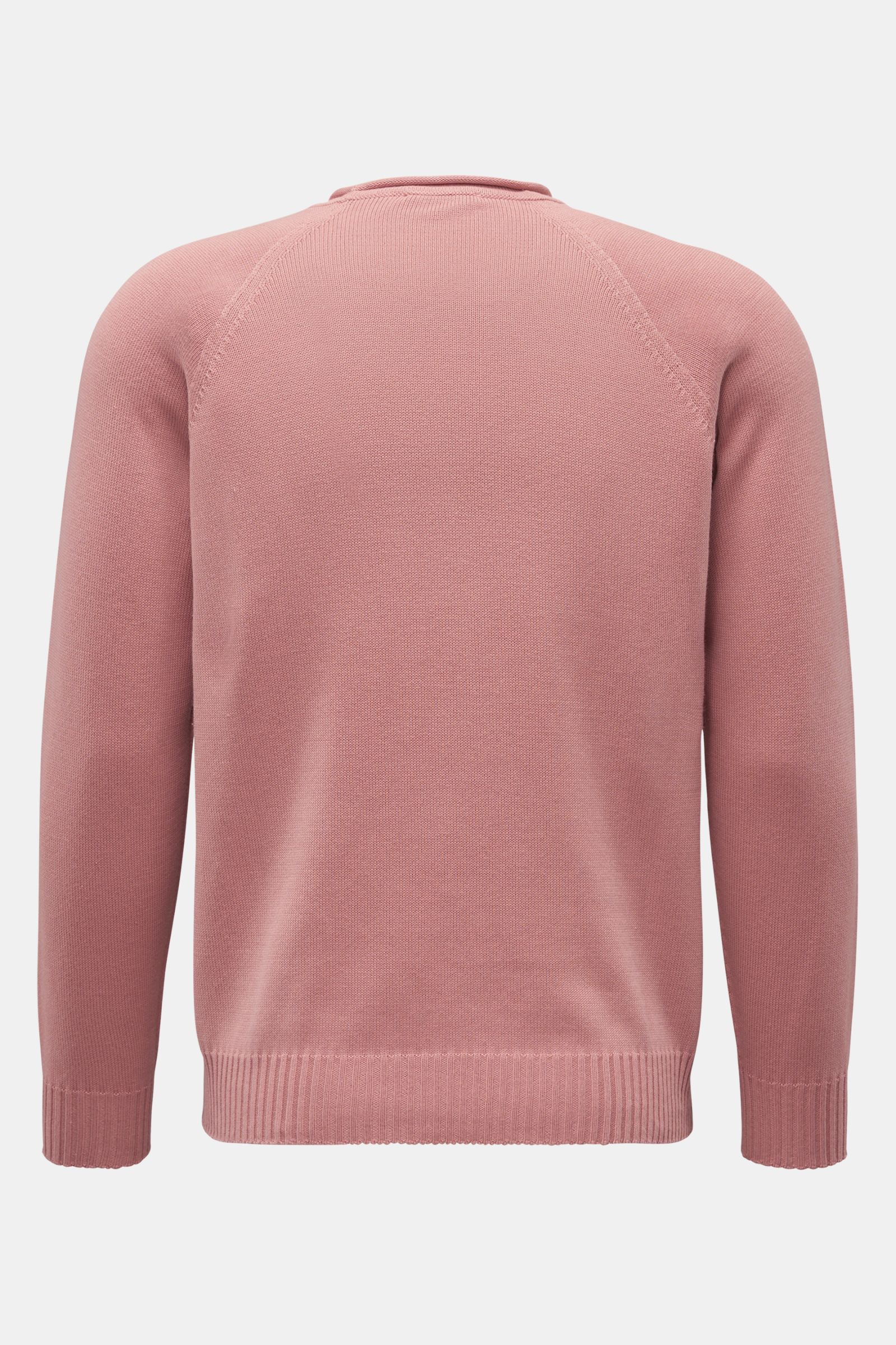 04651/ A trip in a bag Rundhals-Pullover 'Cotton Crew' altrosa