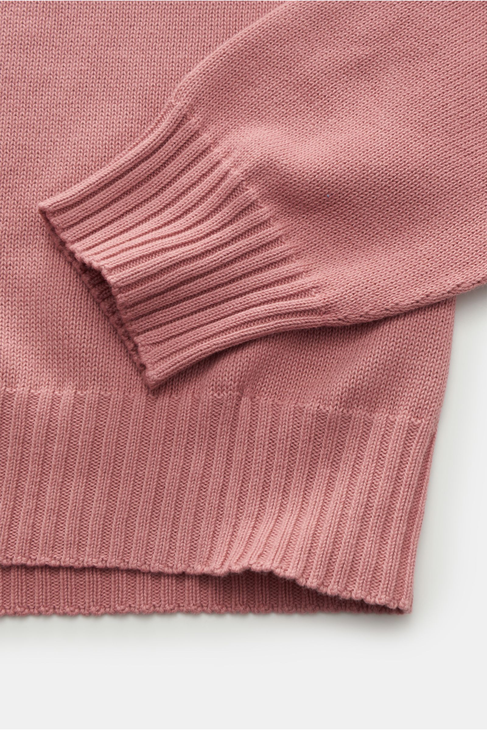 04651/ A trip in a bag Rundhals-Pullover 'Cotton Crew' altrosa