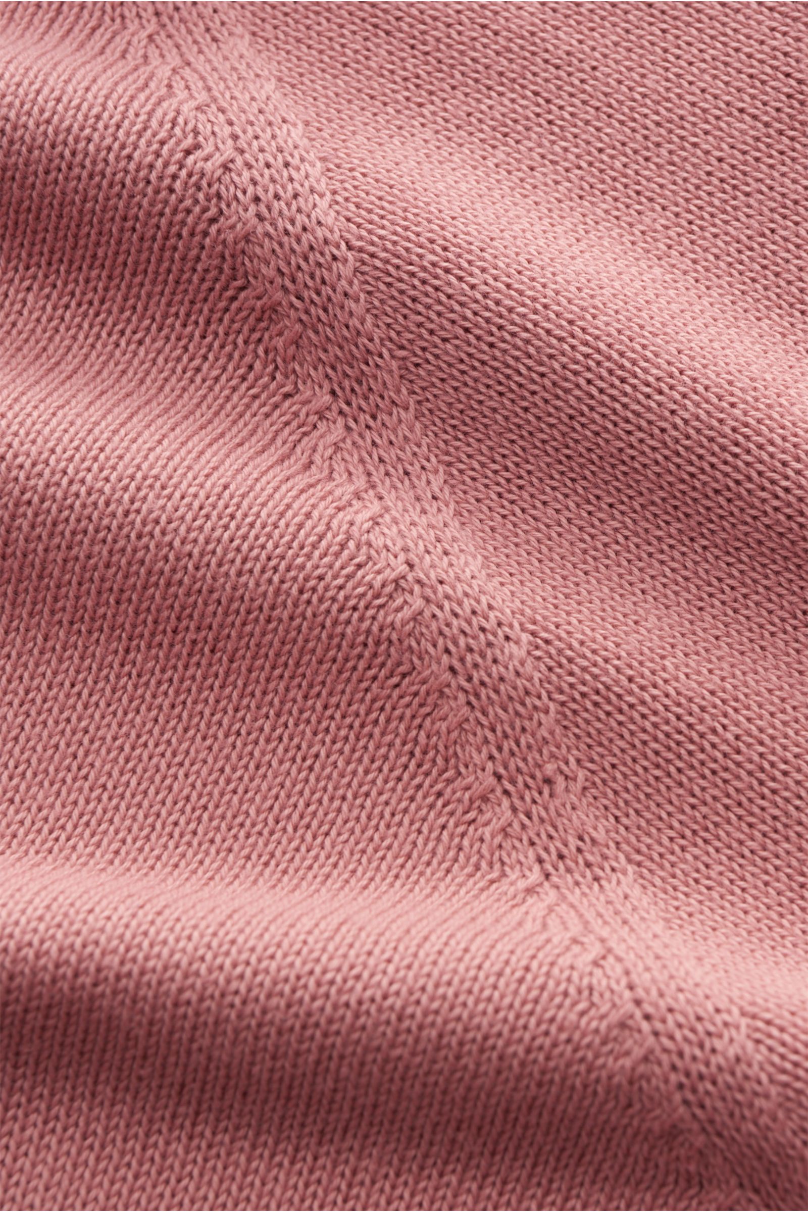 04651/ A trip in a bag Rundhals-Pullover 'Cotton Crew' altrosa