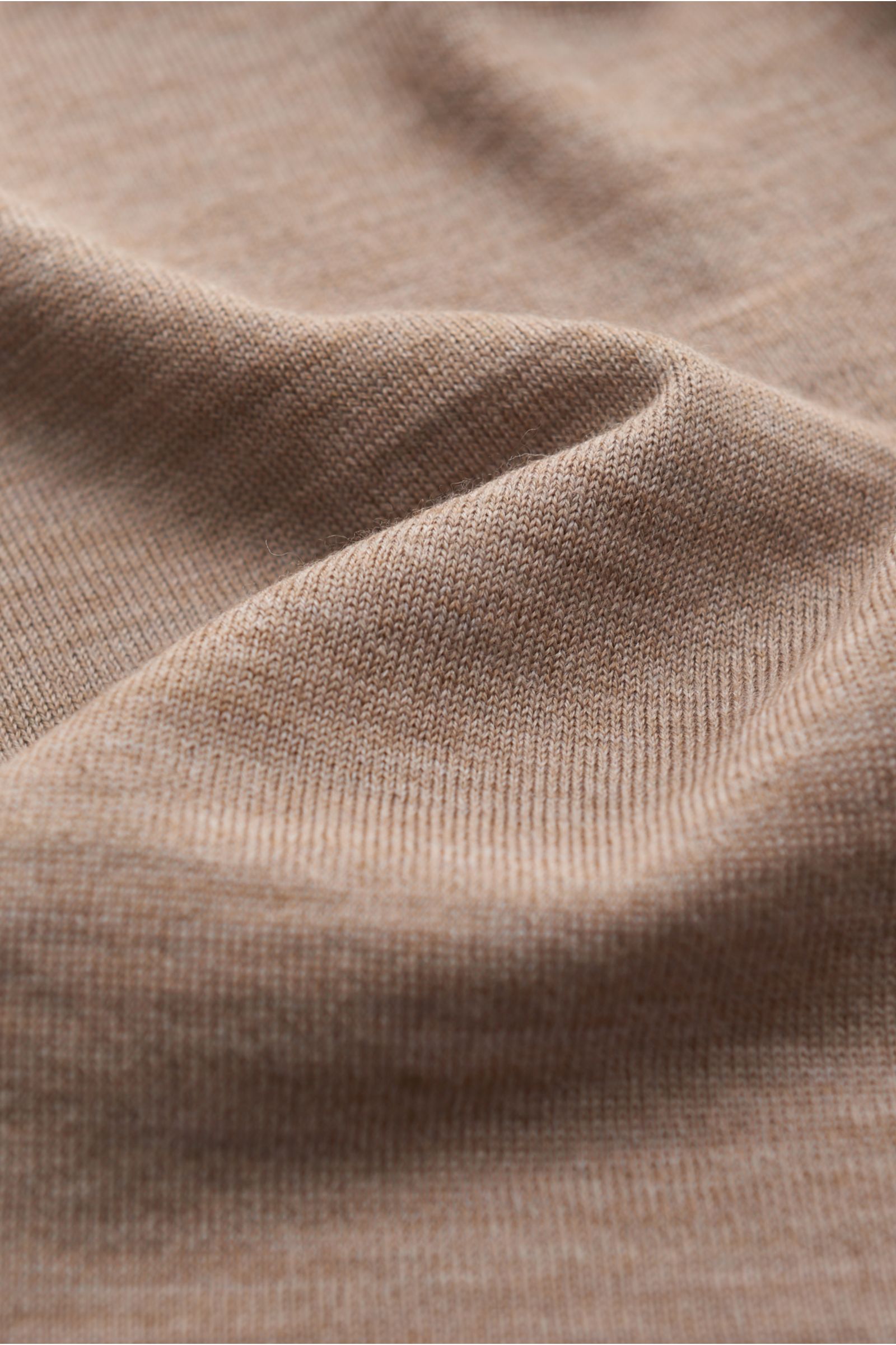 04651/ A trip in a bag Feinstrick-Rundhalspullover 'The Ultimate Crew' graubraun