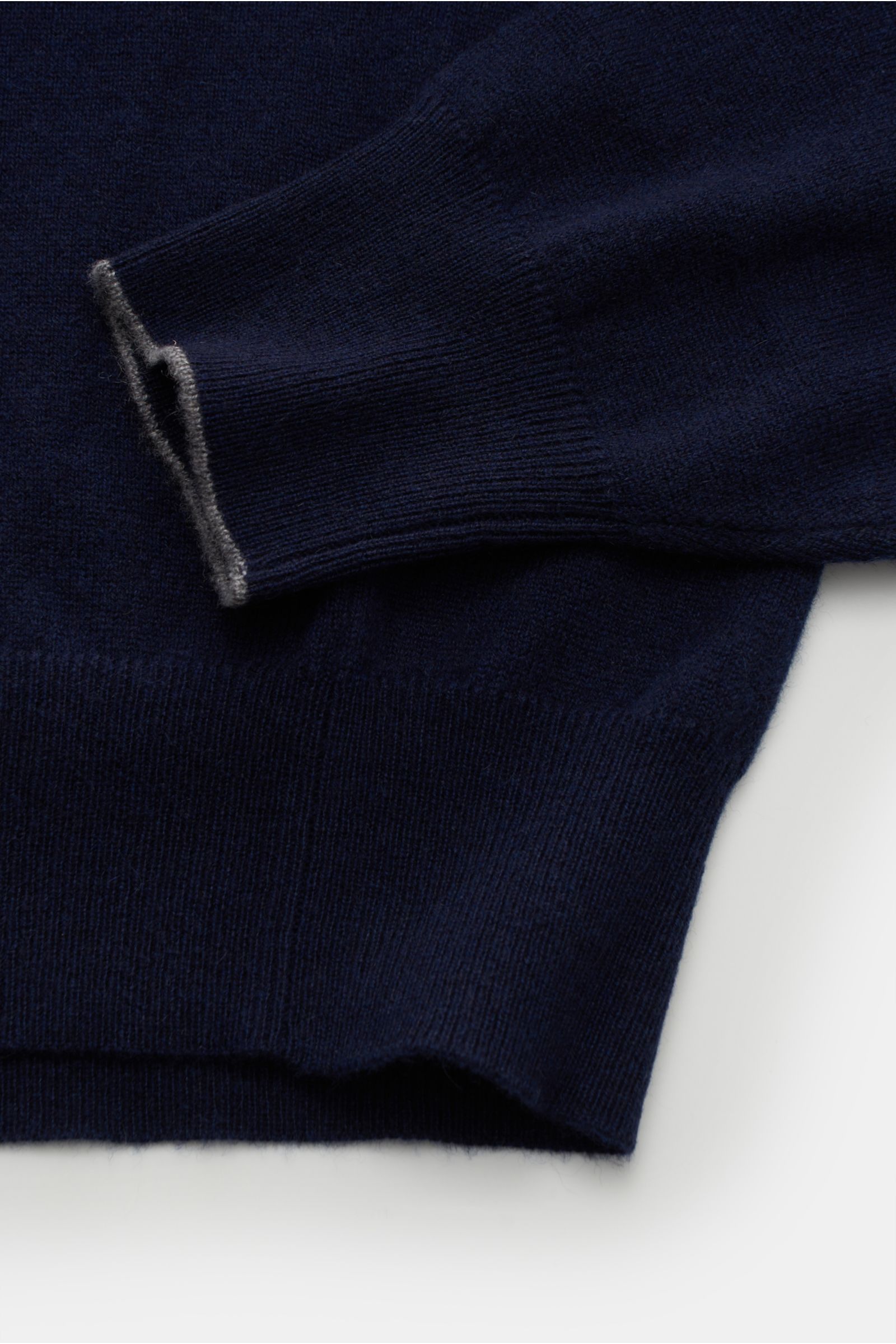 Brunello Cucinelli Cashmere Rundhalspullover navy