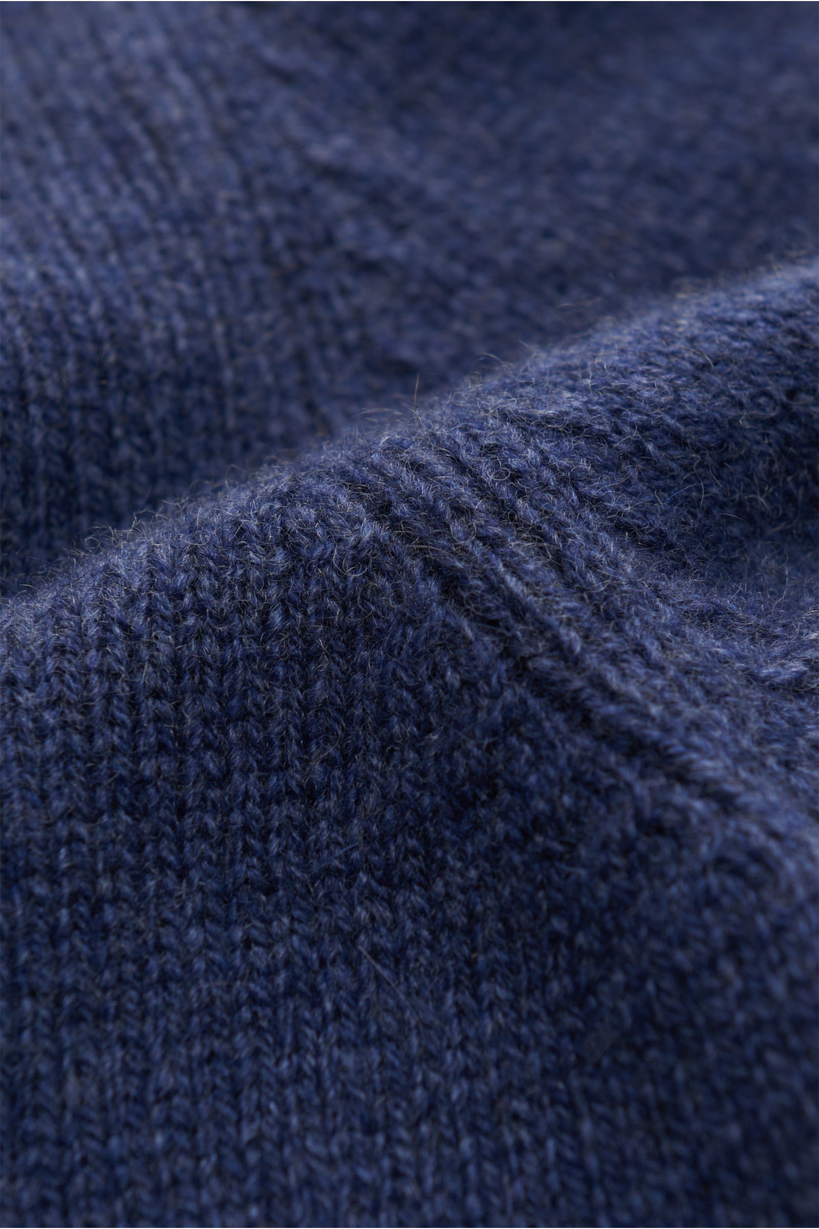 Cruciani Cashmere crew neck jumper dark blue mottled