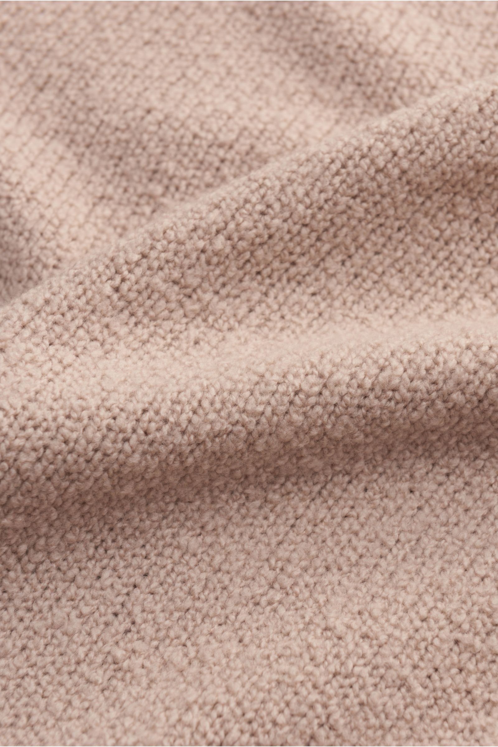 Drumohr Merino Rundhalspullover sand