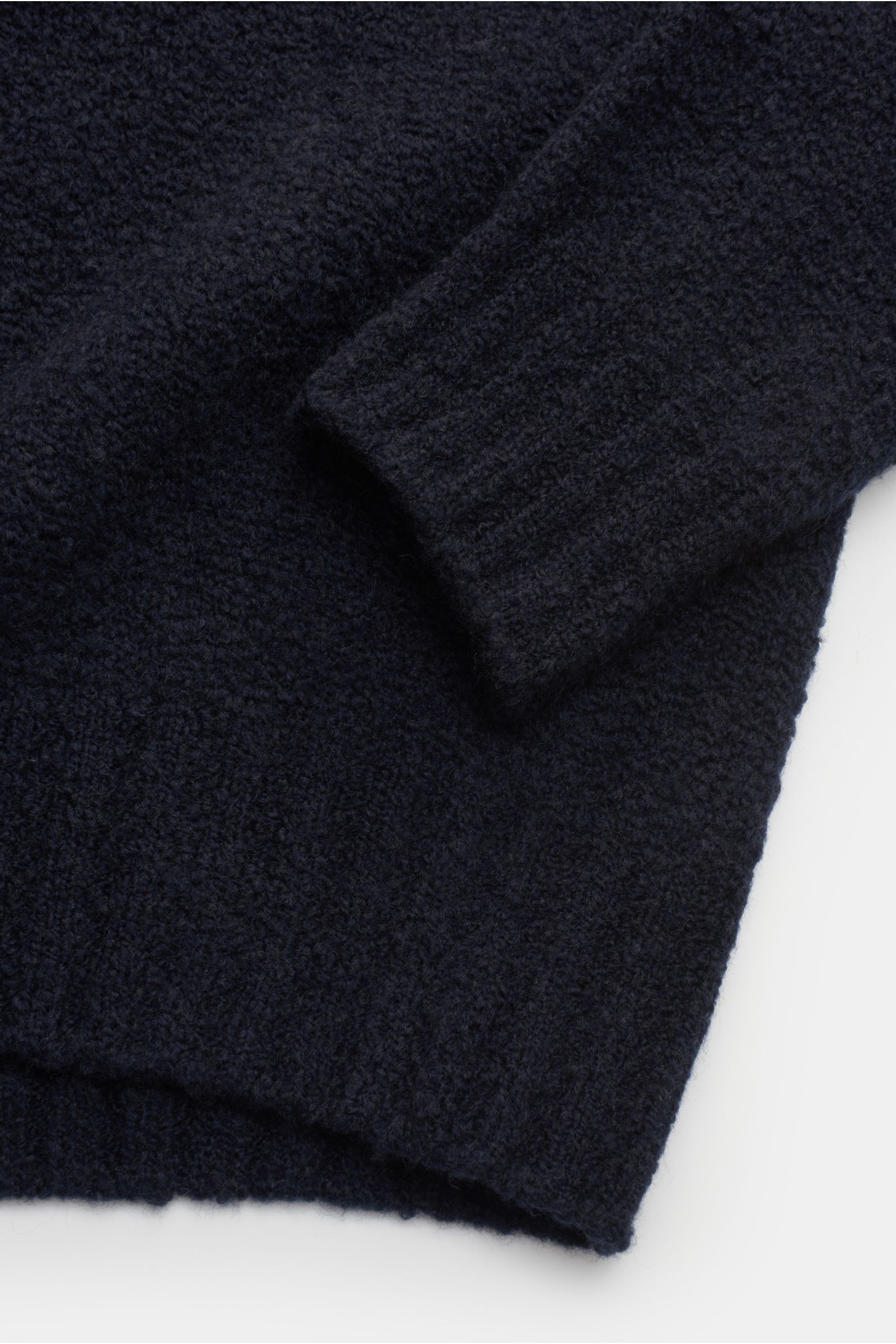 Drumohr Merino crew neck jumper dark navy