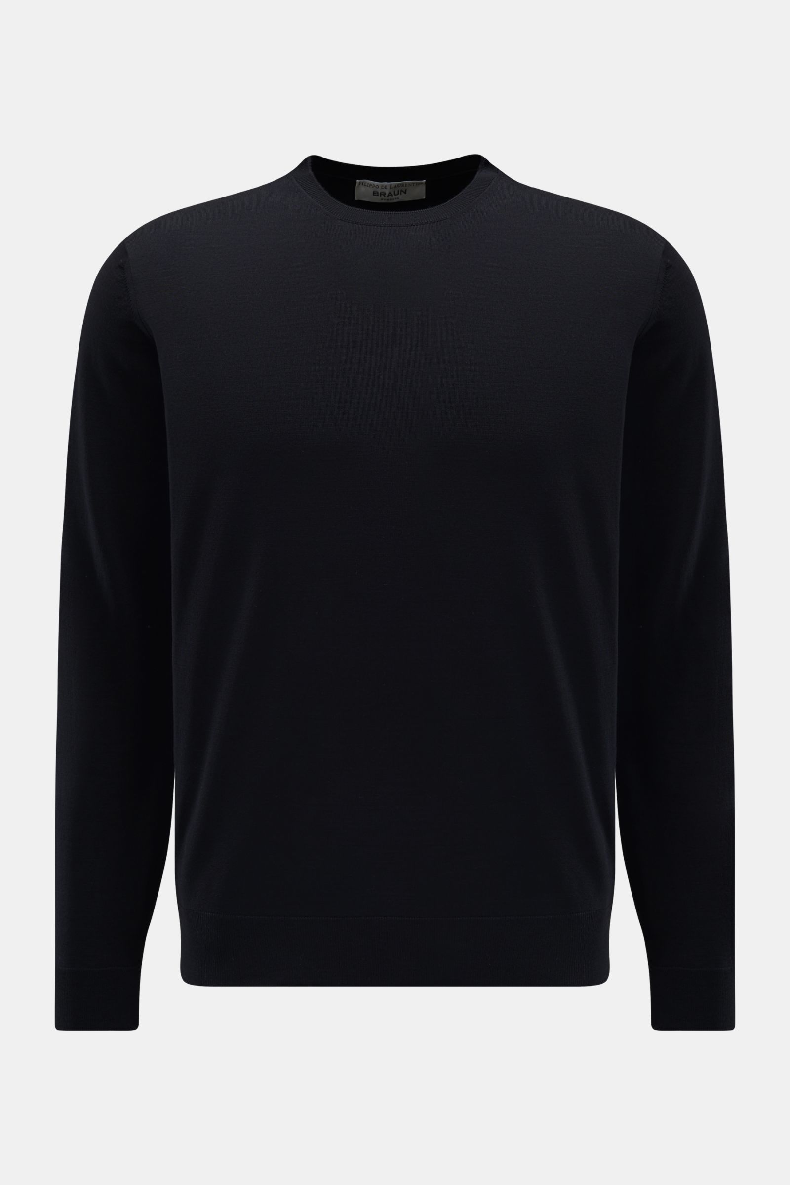 Filippo de Laurentiis Rundhalspullover dark navy