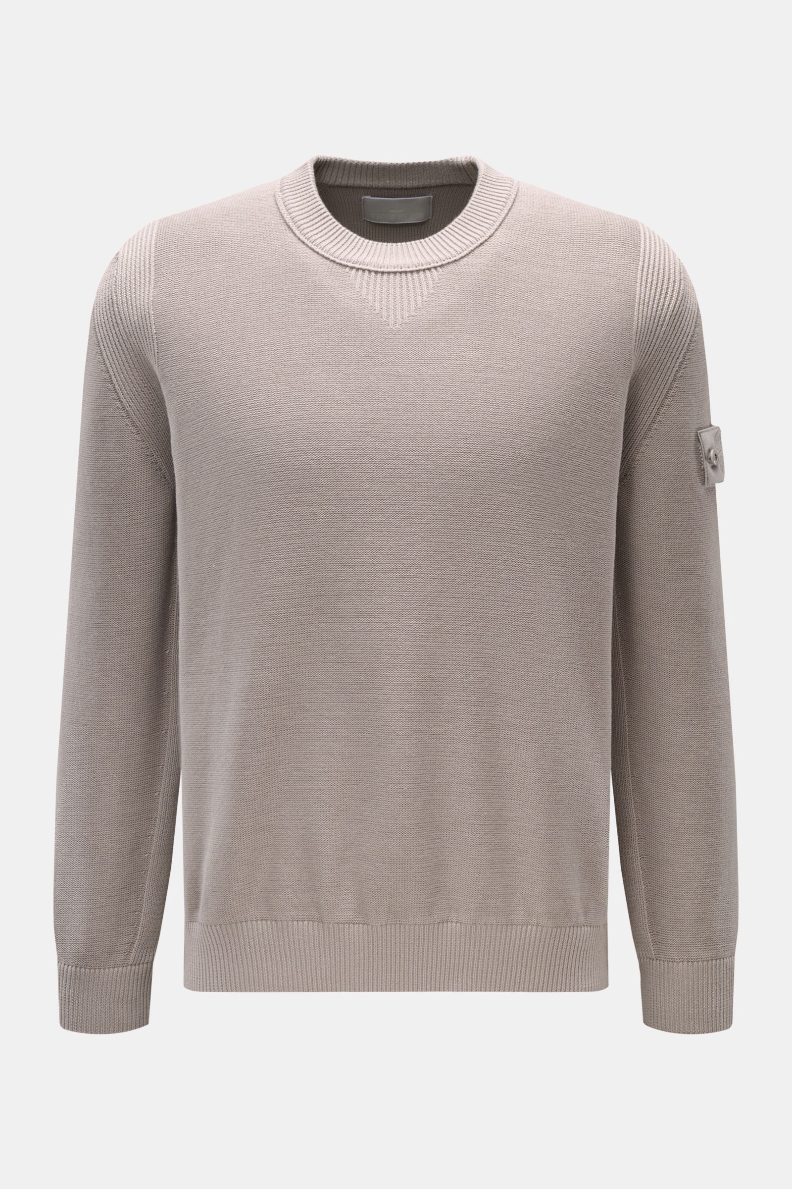 Stone Island Crew neck jumper 'Ghost Piece' grey