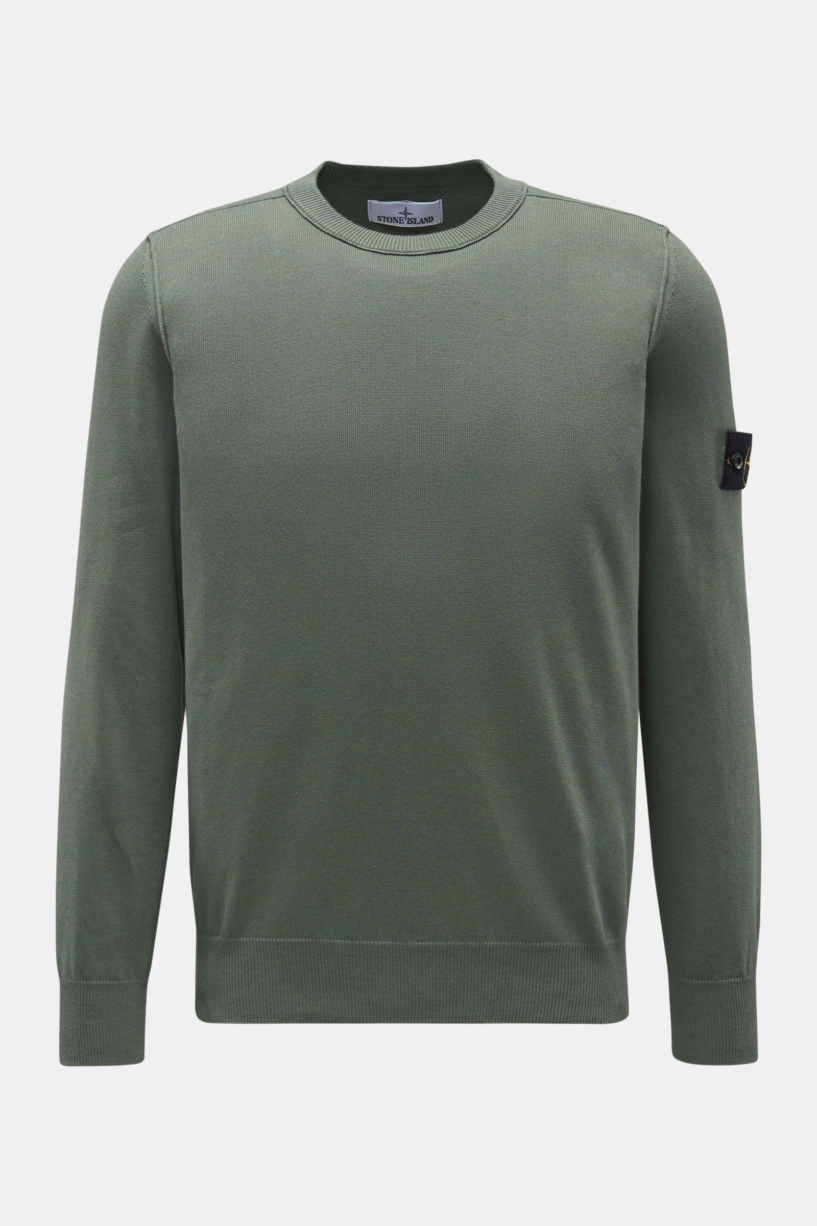STONE ISLAND crew neck jumper grey green BRAUN Hamburg