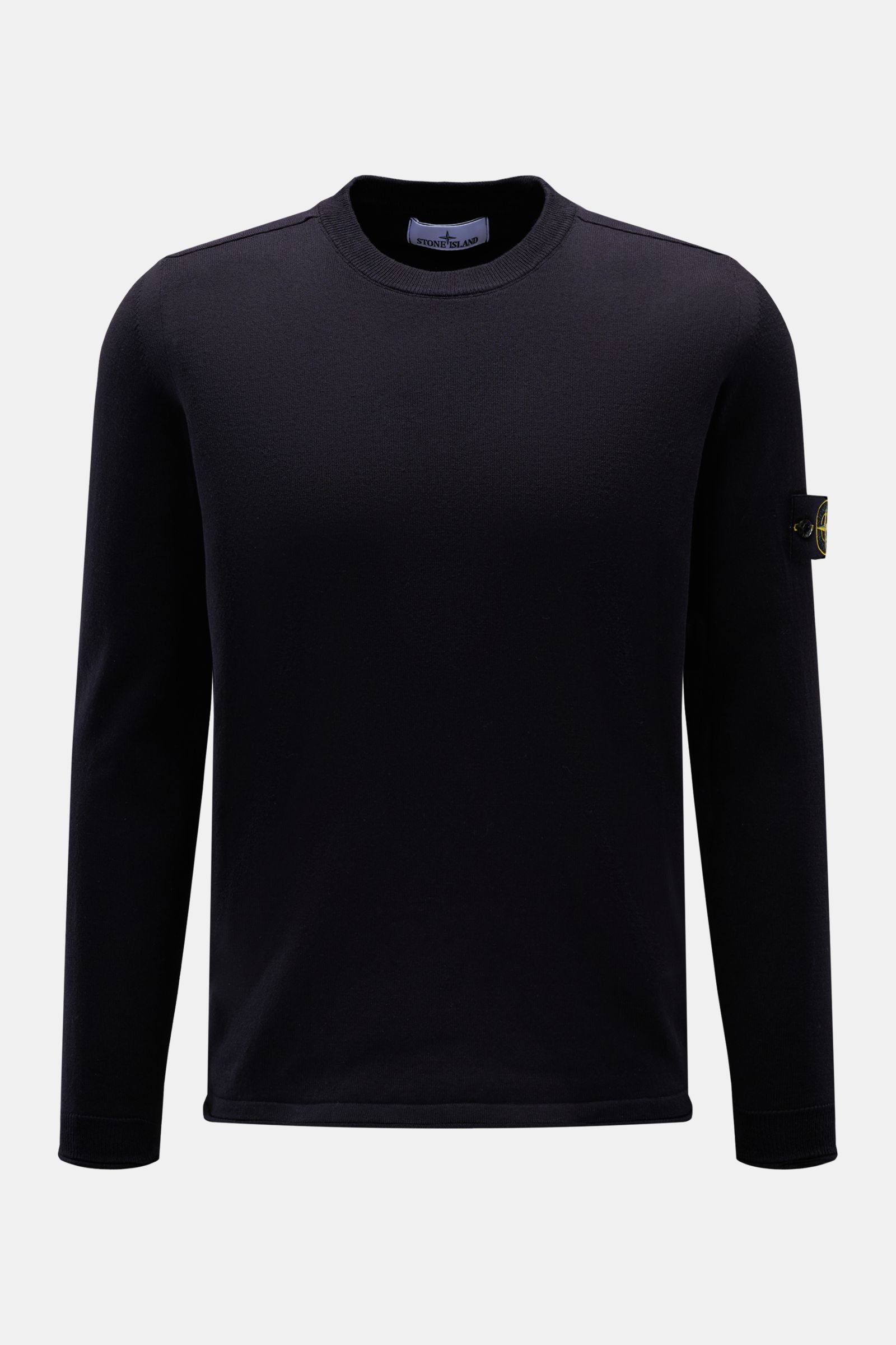 Stone Island Fine knit crew neck jumper 'Maglia' dark navy