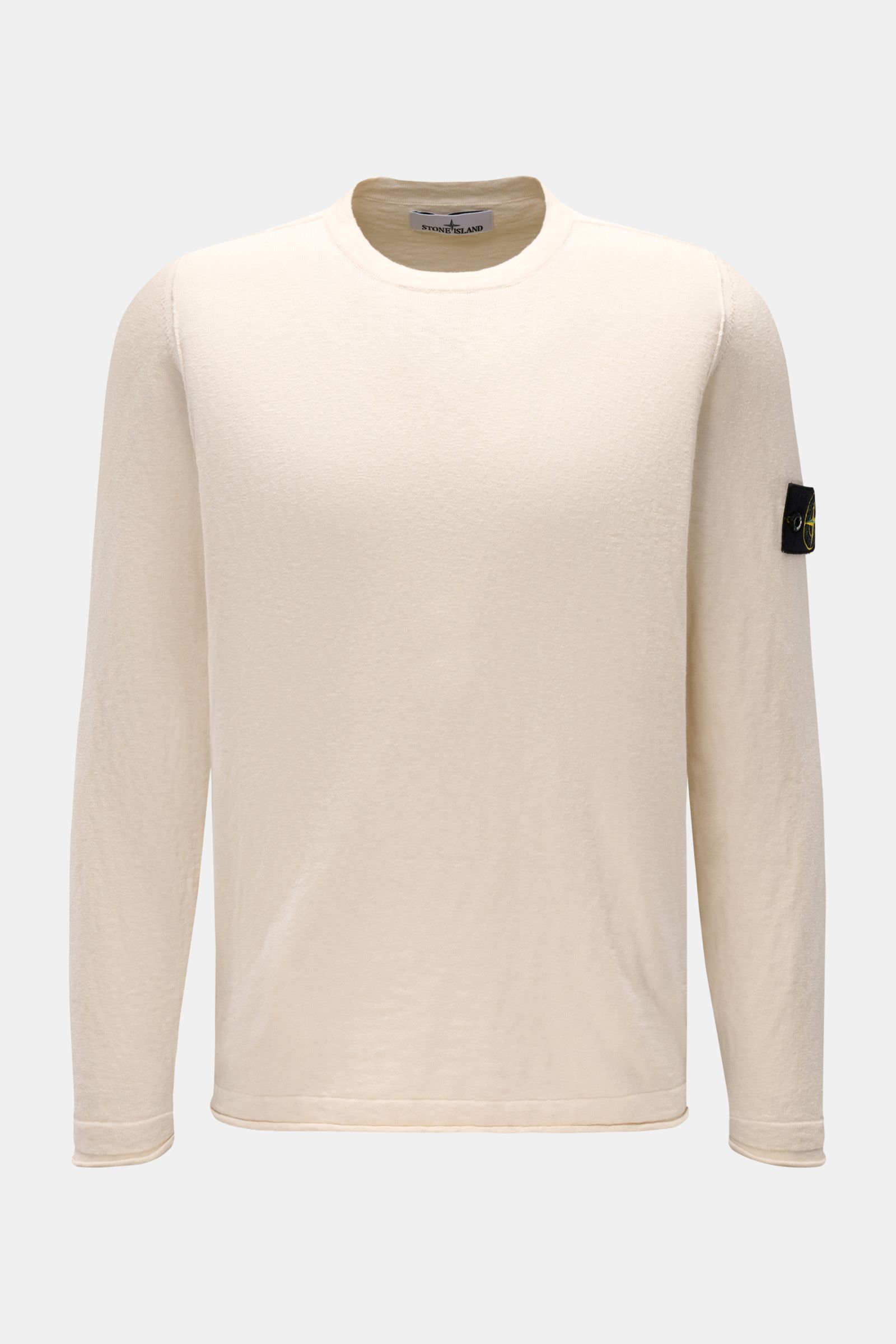 Stone Island Rundhalspullover creme