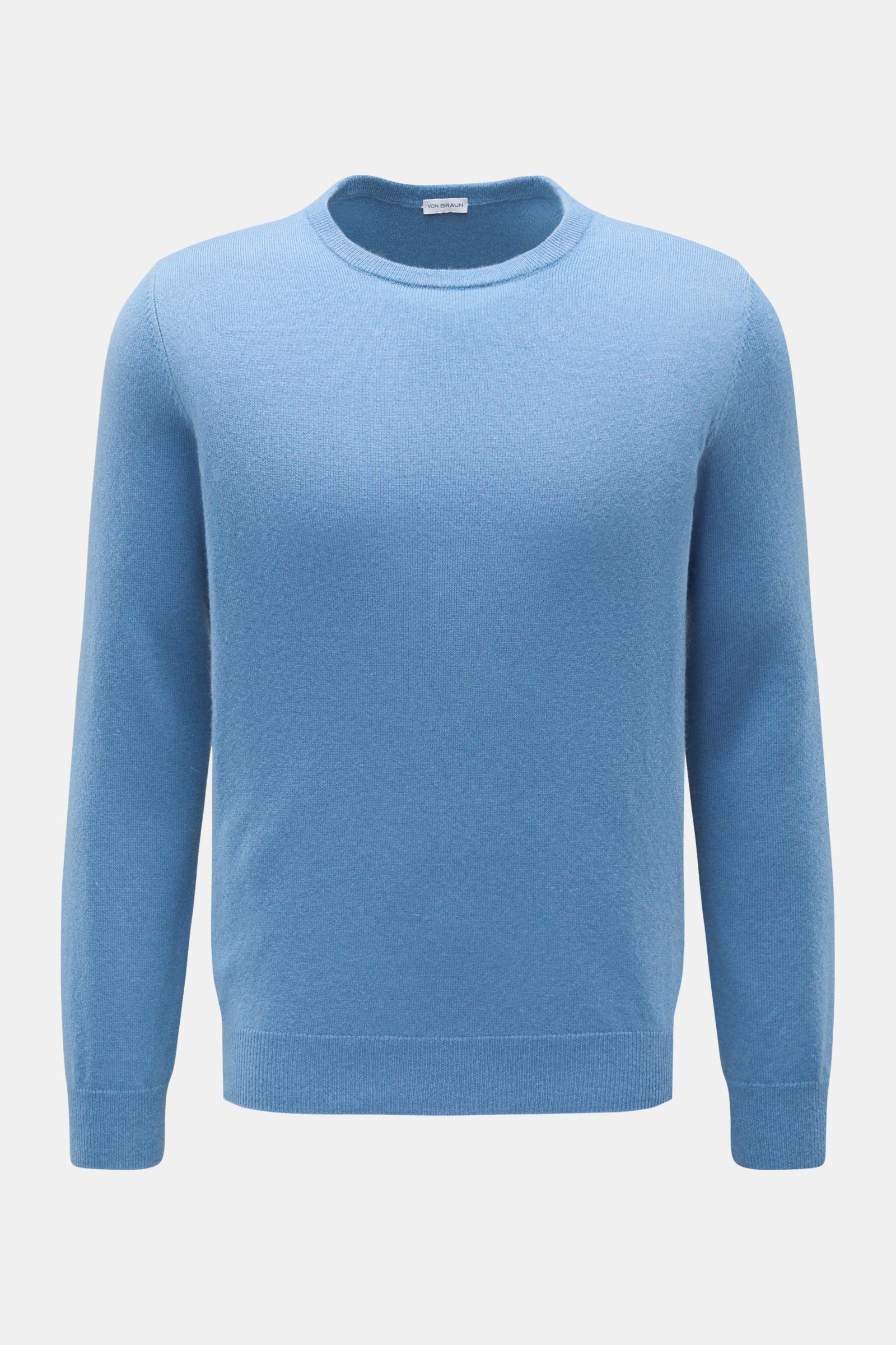 von Braun Cashmere Rundhalspullover blau