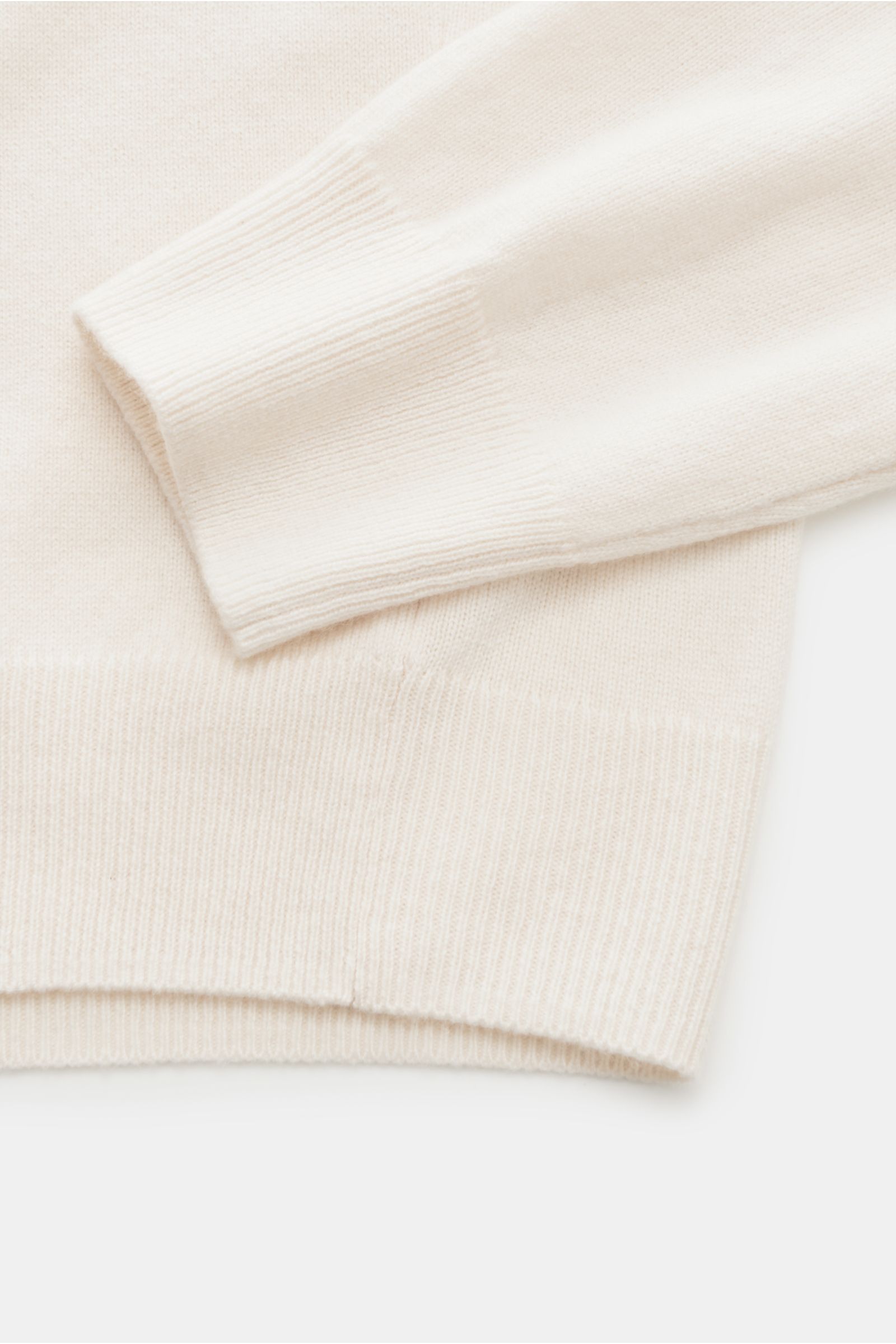 von Braun Cashmere Rundhalspullover creme