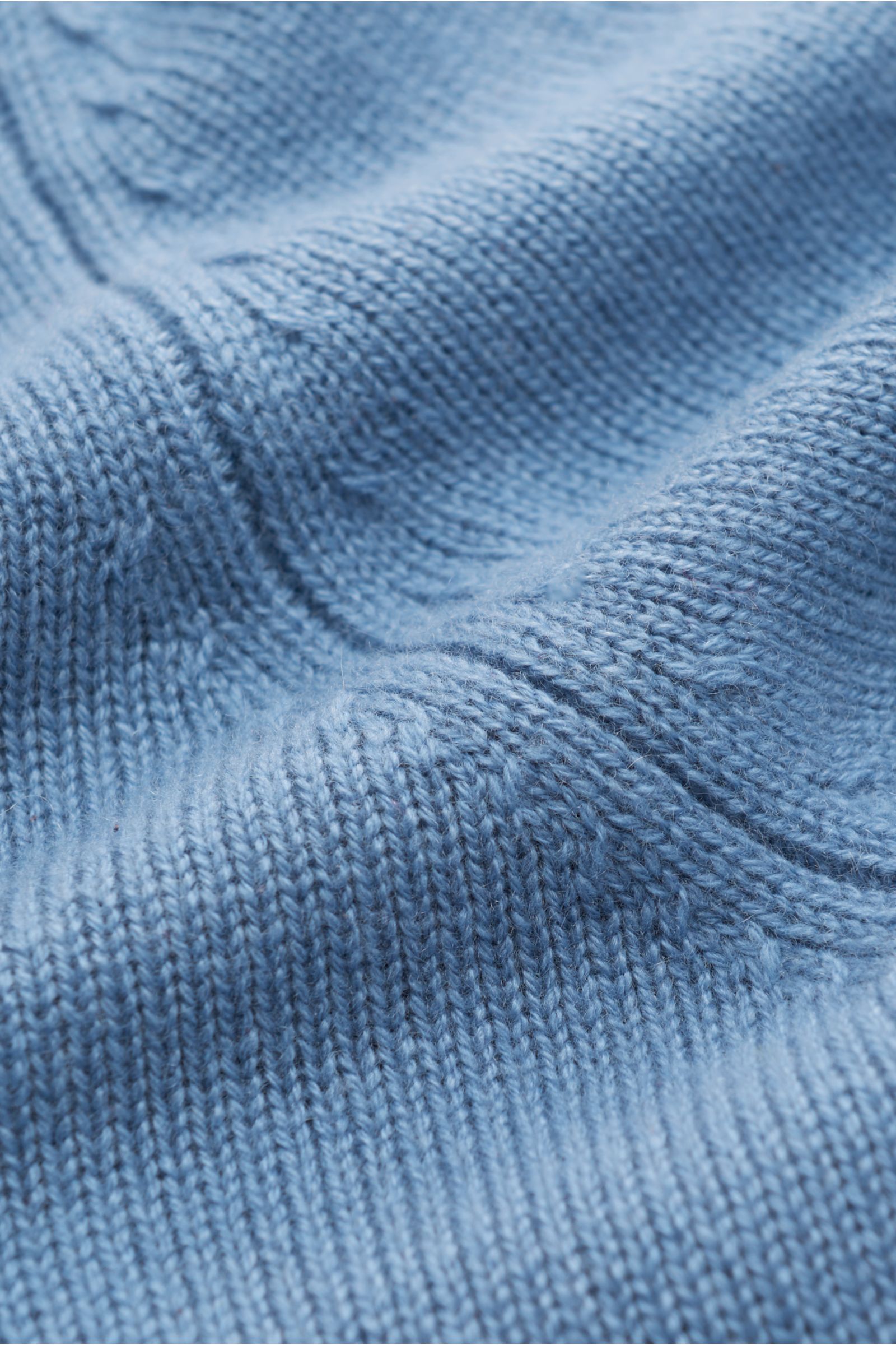 von Braun Cashmere Rundhalspullover blau