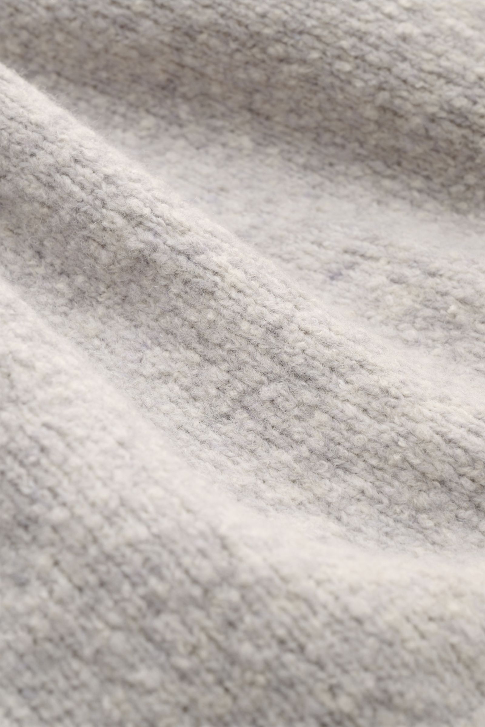 Stone Island Rundhalspullover 'Fancy Yarn' hellgrau