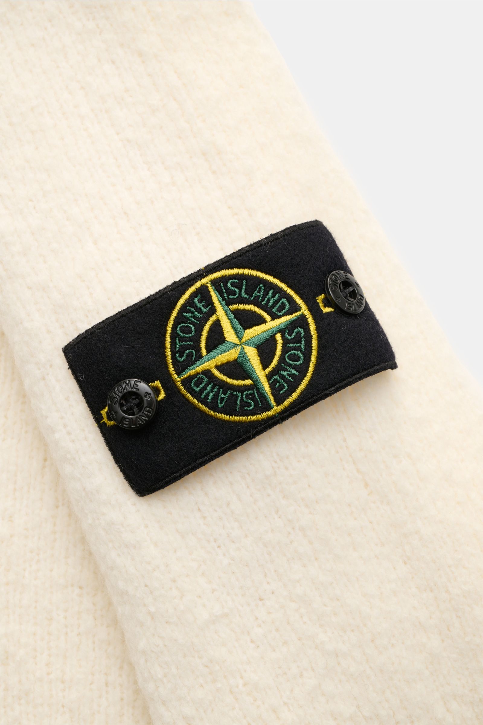 Stone Island Rundhalspullover 'Fancy Yarn' creme