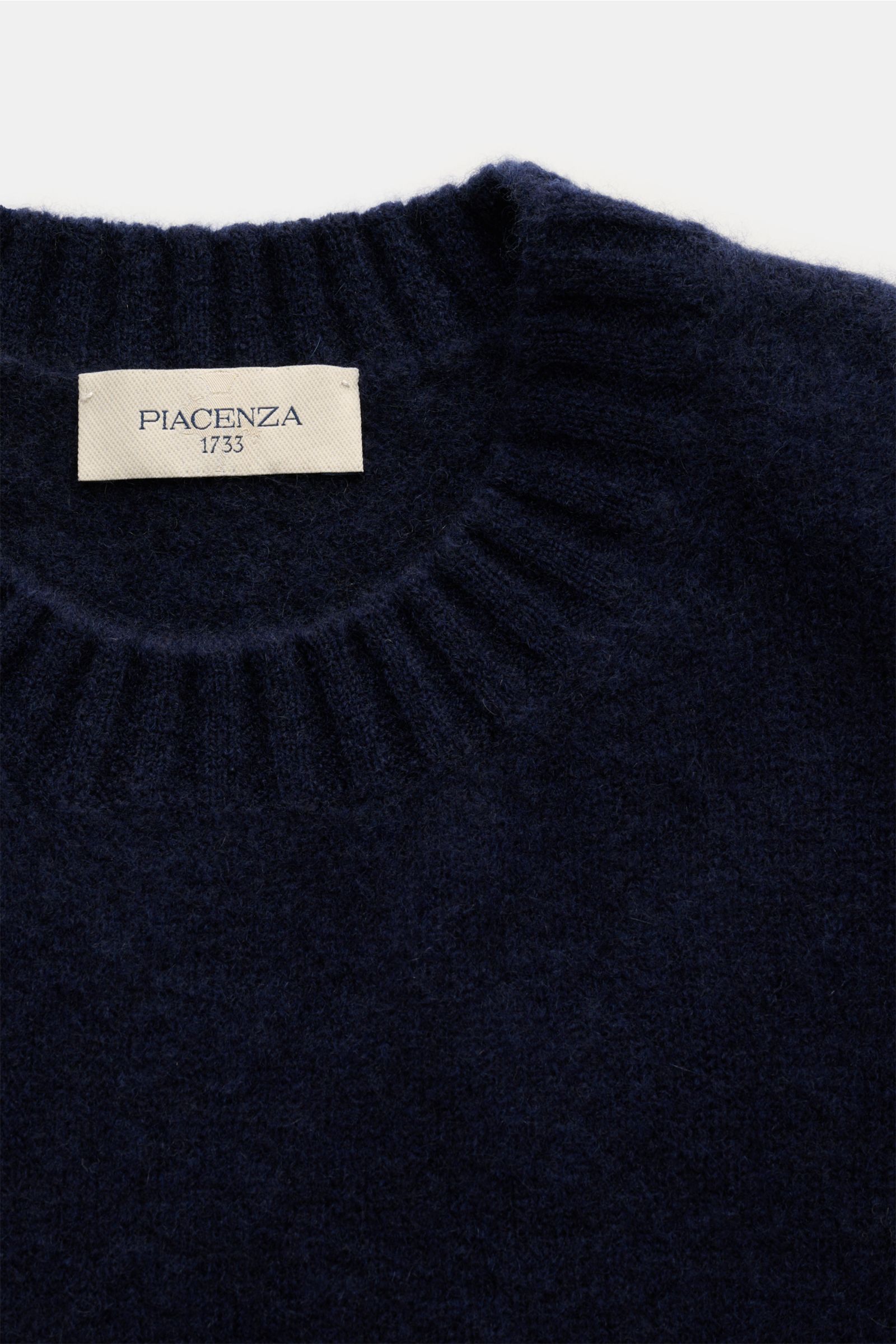 Piacenza 1733 Rundhalspullover navy