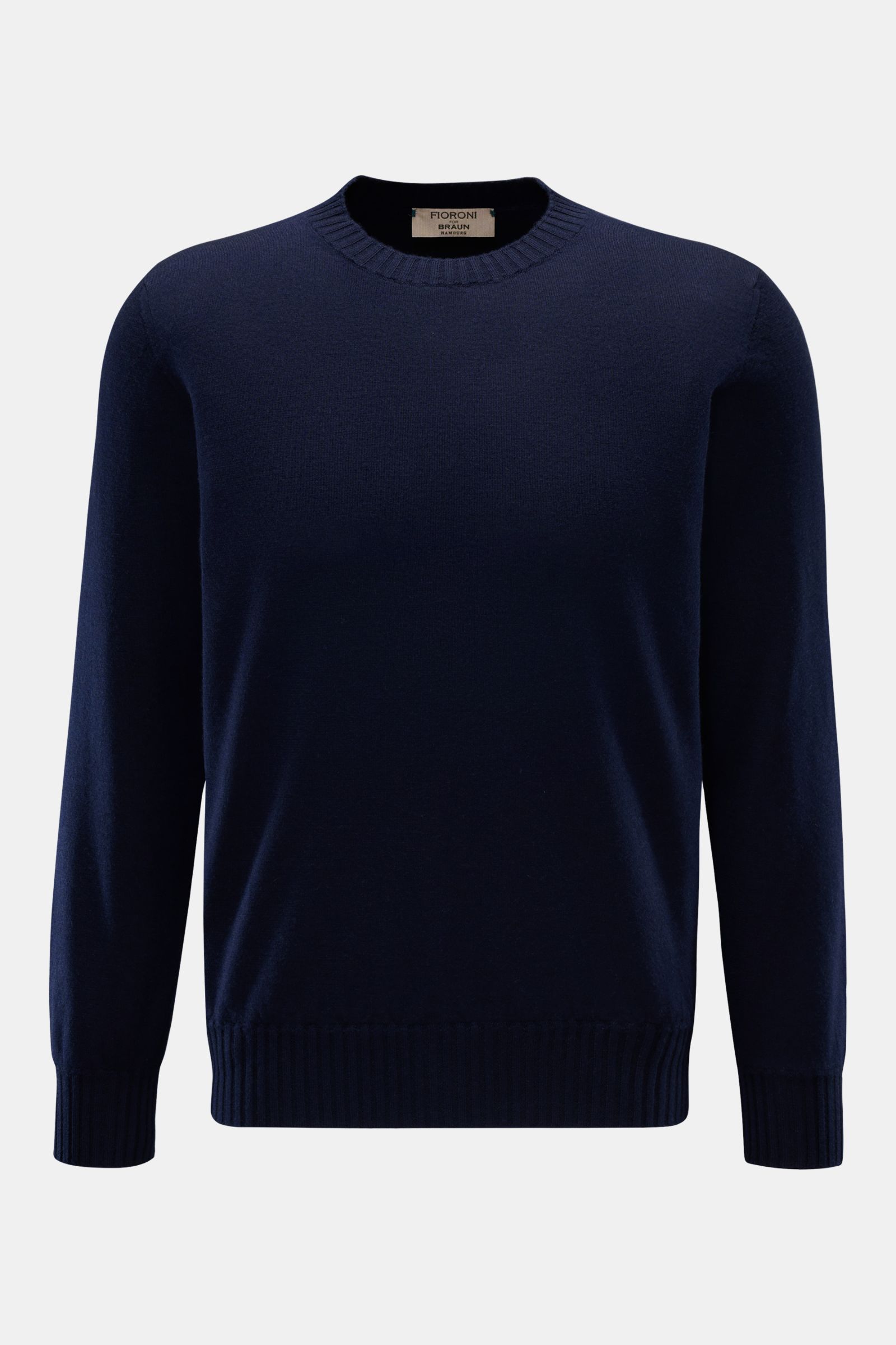 Fioroni Cashmere Rundhalspullover navy