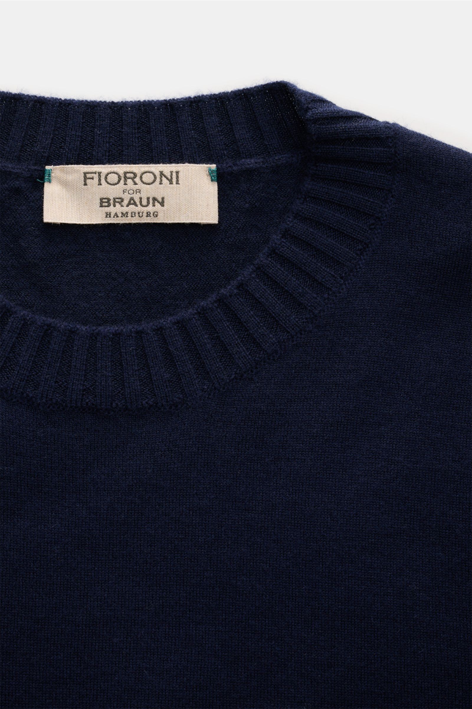 Fioroni Cashmere Rundhalspullover navy