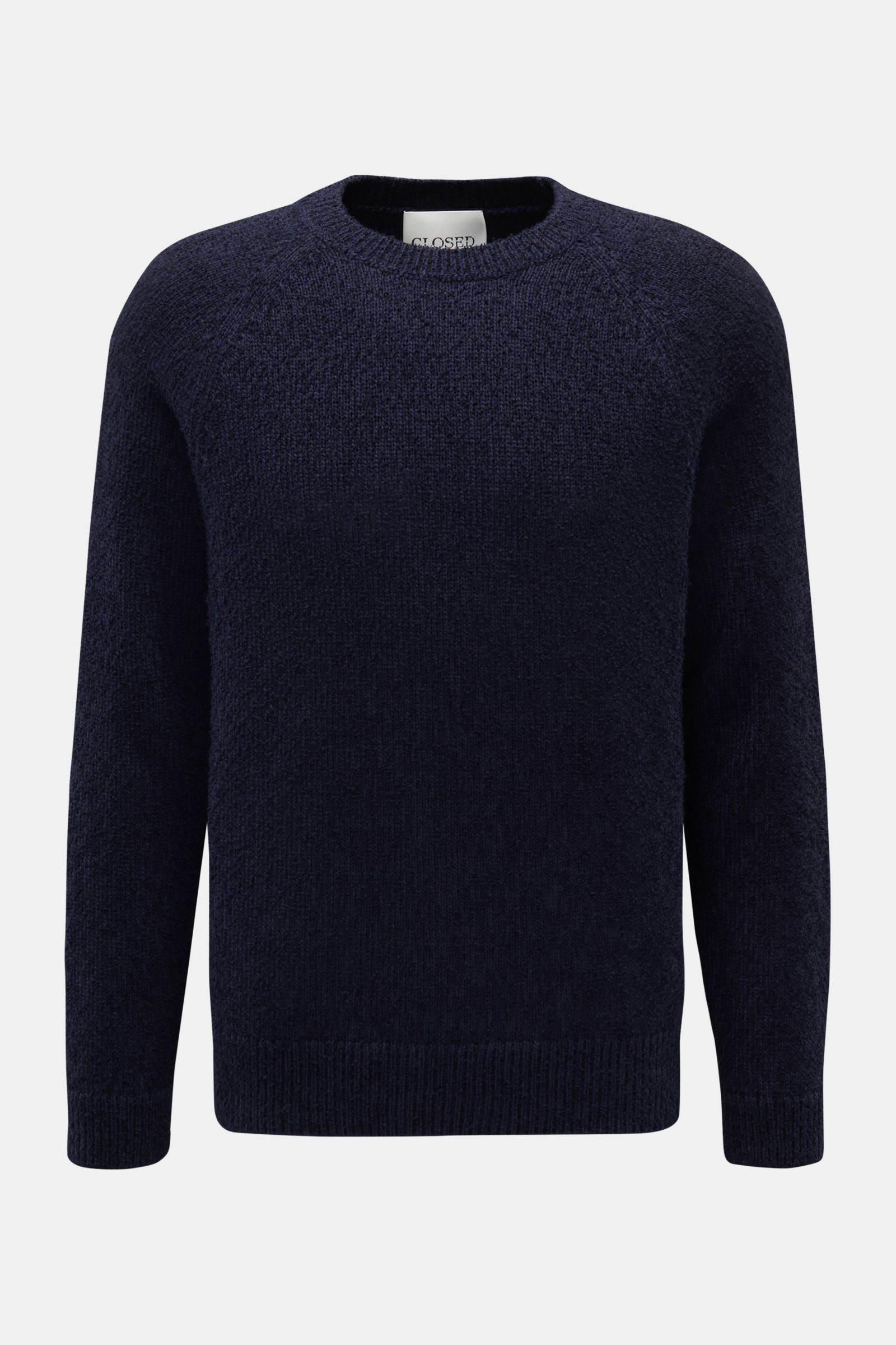Closed Rundhalspullover navy