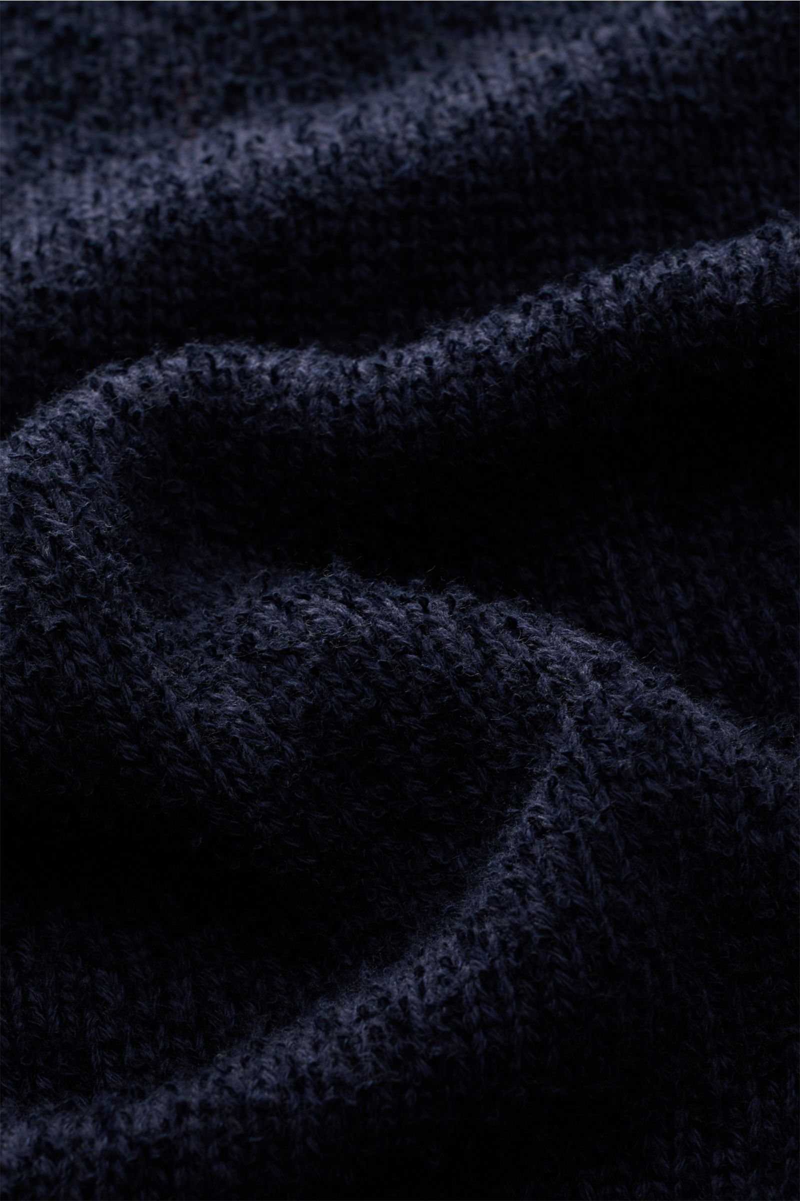 Closed Rundhalspullover navy